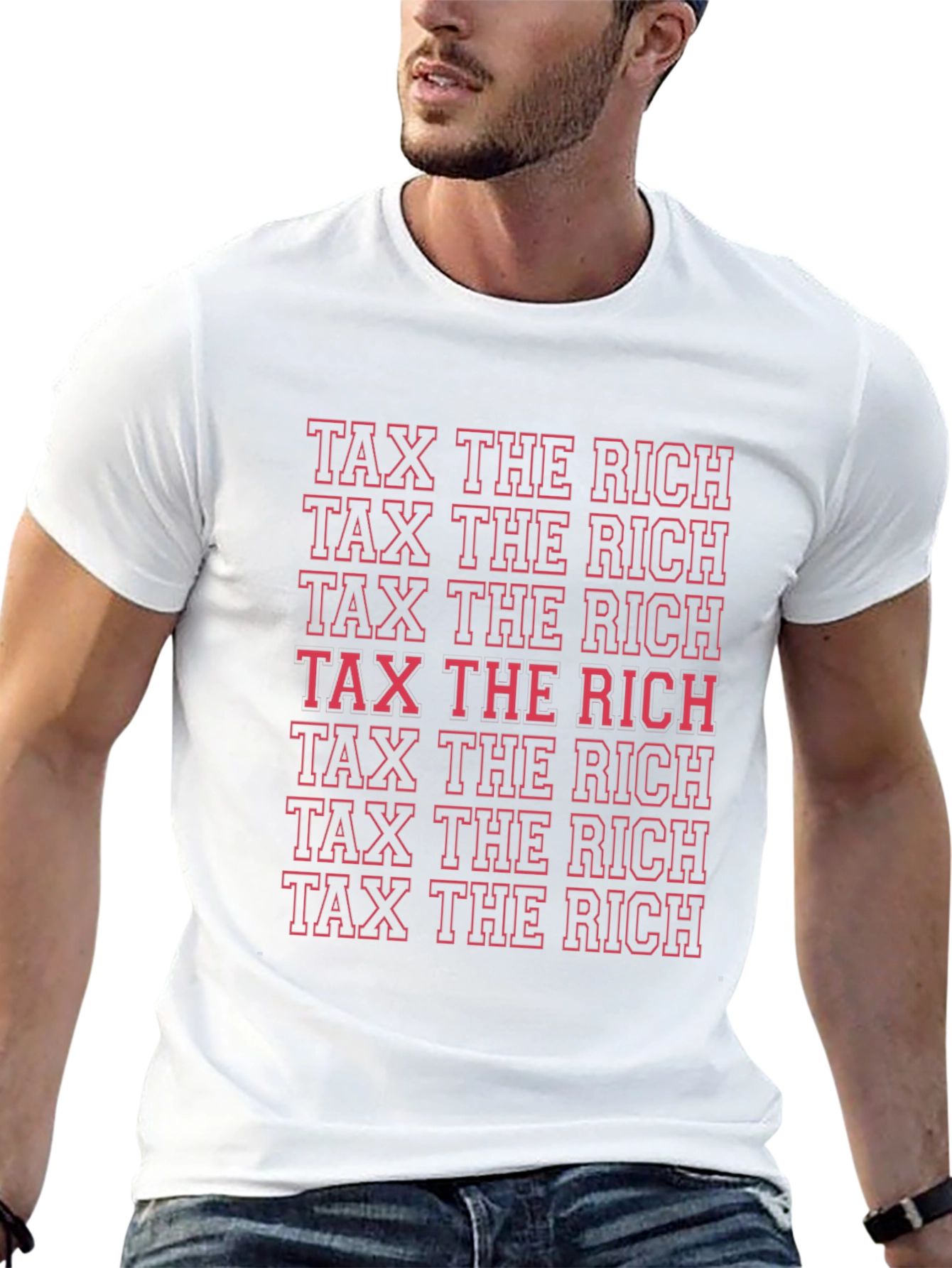 Tax The Rich Statement T-Shirt