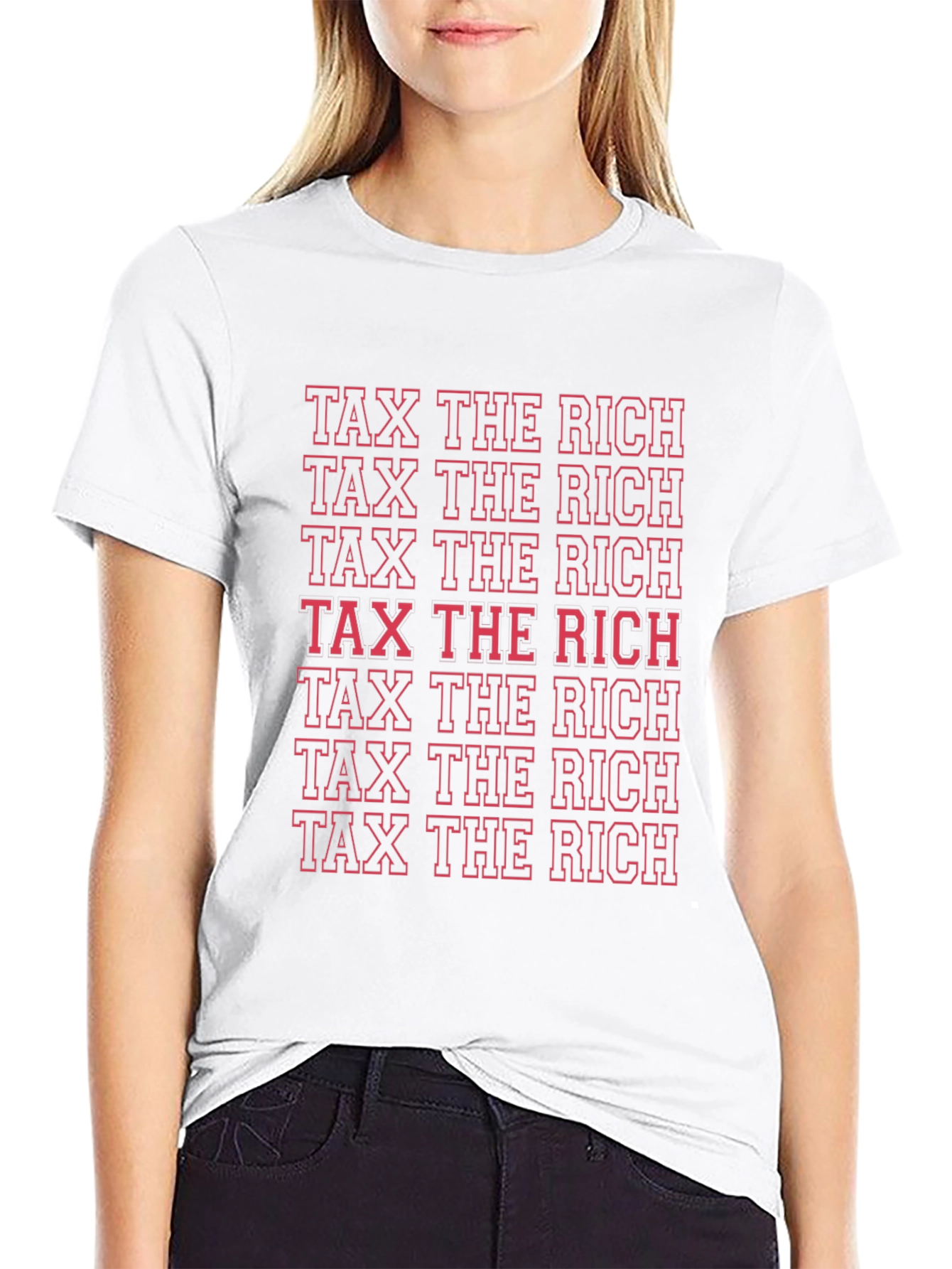 Tax The Rich Statement T-Shirt