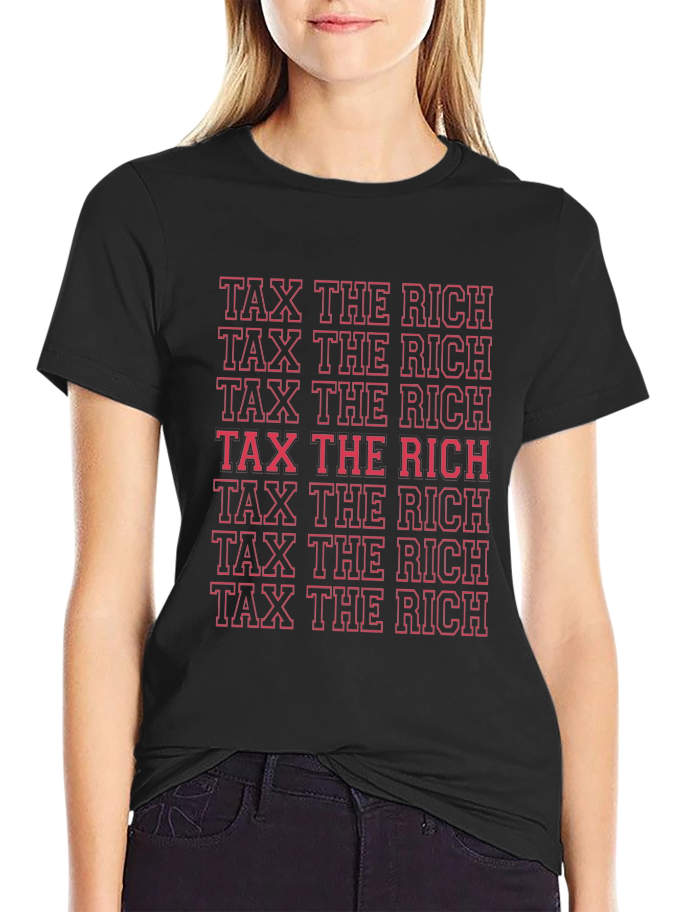Tax The Rich Statement T-Shirt
