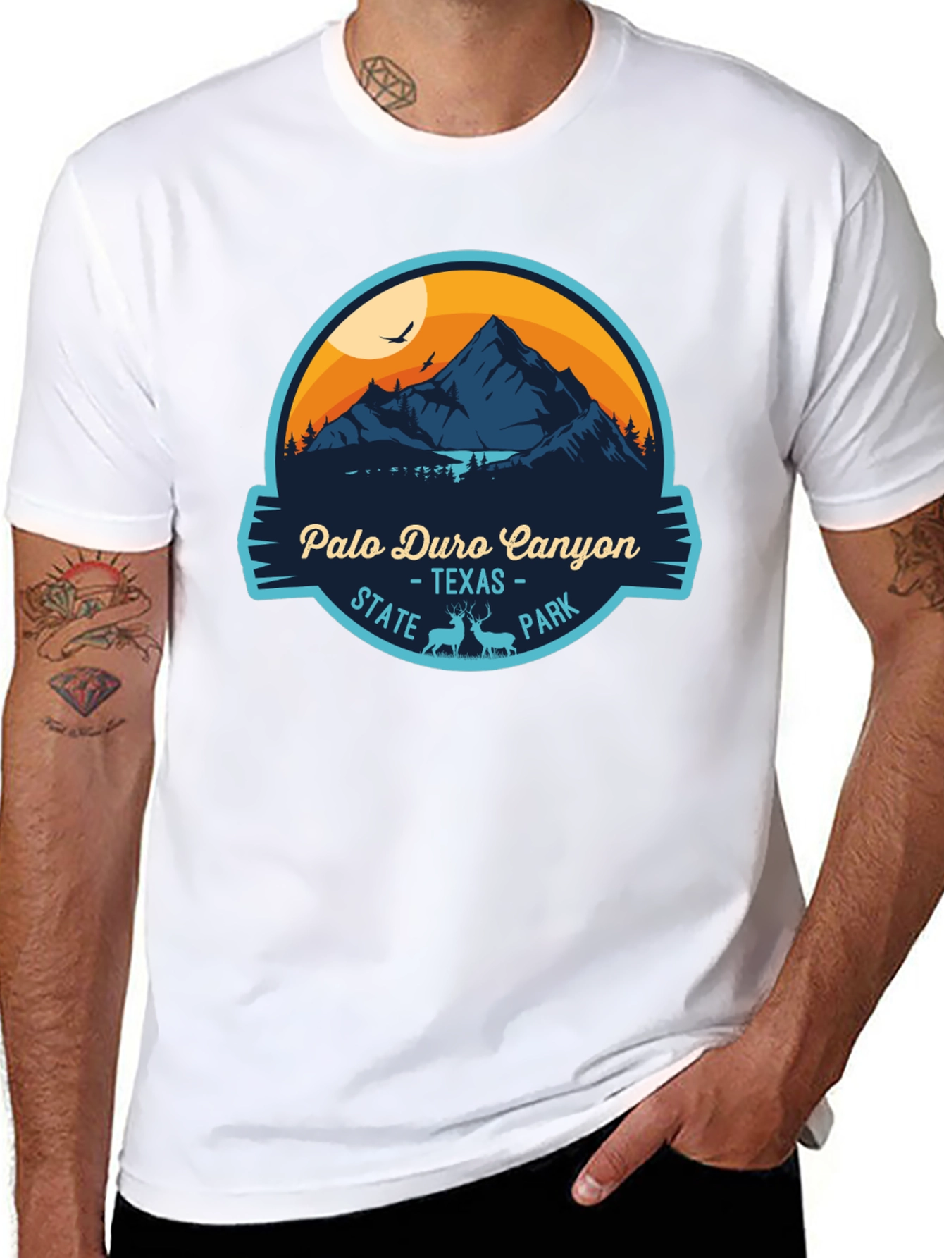 Palo Duro Canyon Texas State Park Black T-Shirt