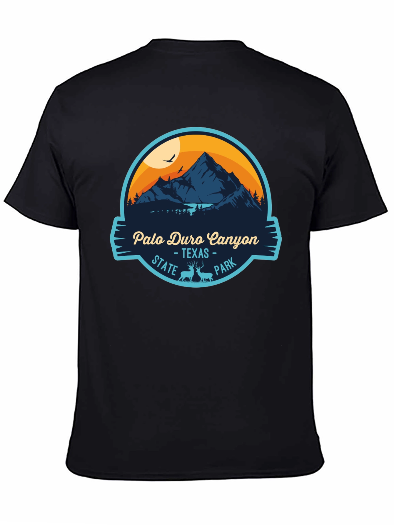 Palo Duro Canyon Texas State Park Black T-Shirt