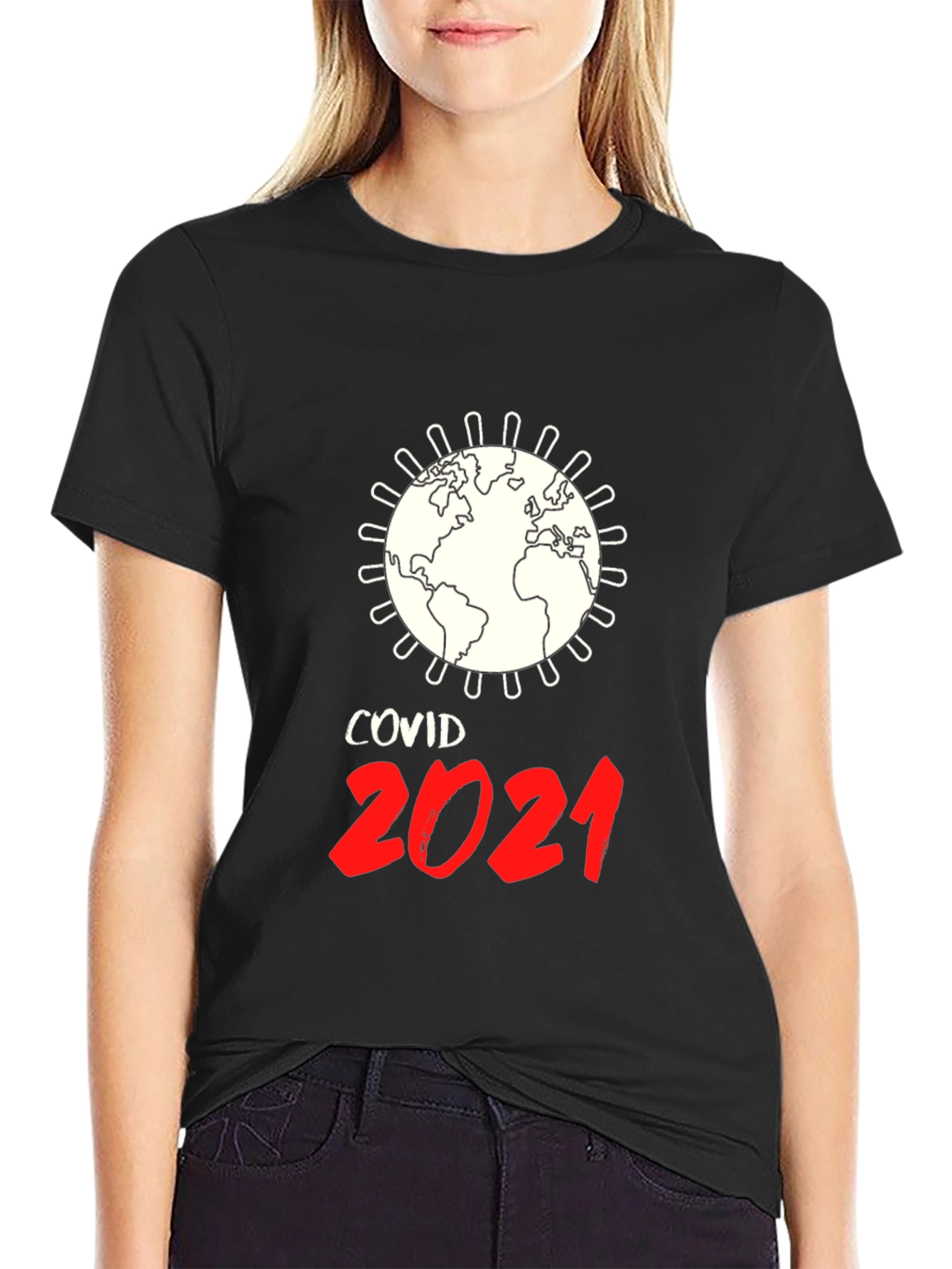 COVID-19 2021 Globe T-Shirt
