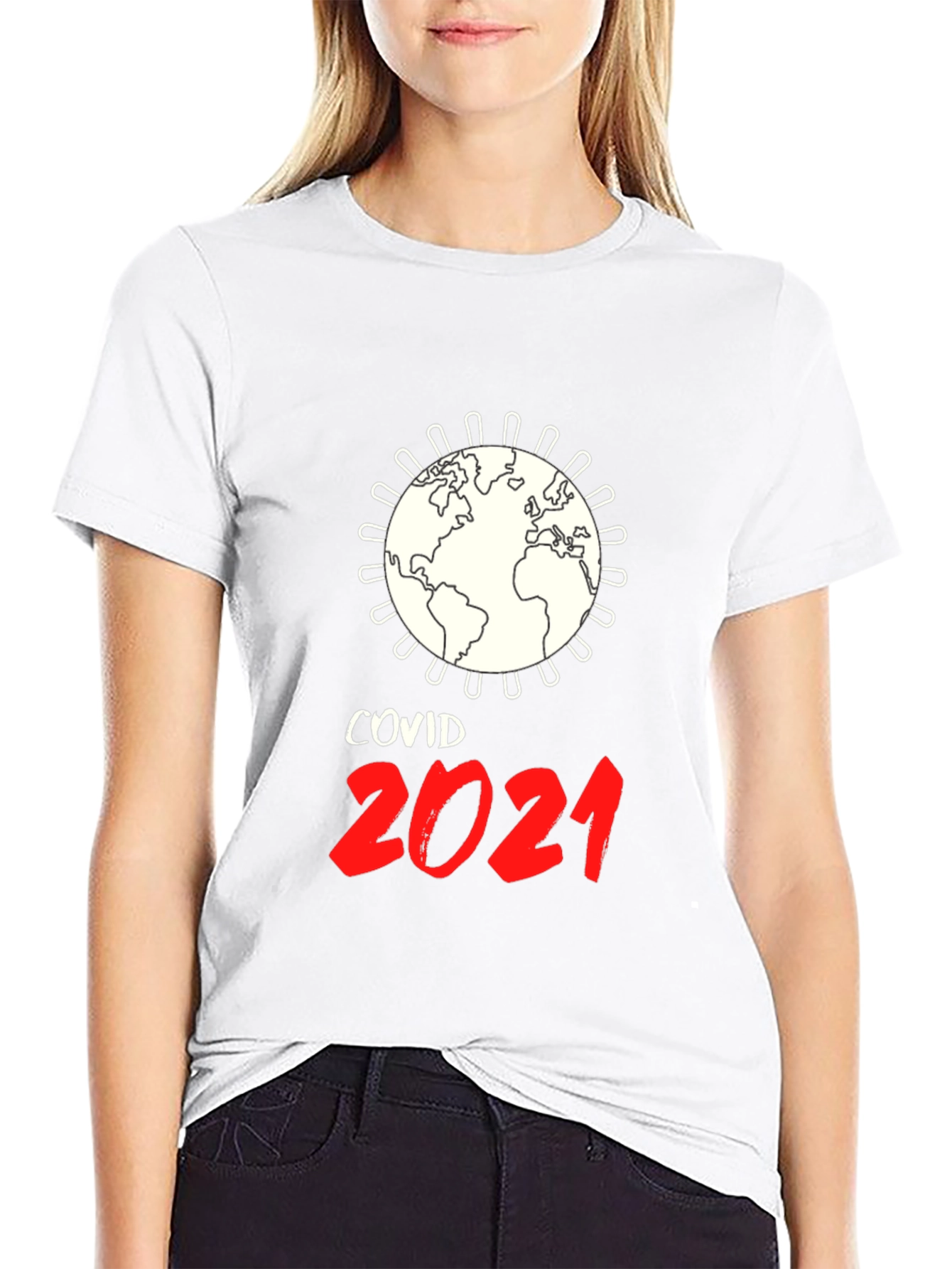 COVID-19 2021 Globe T-Shirt