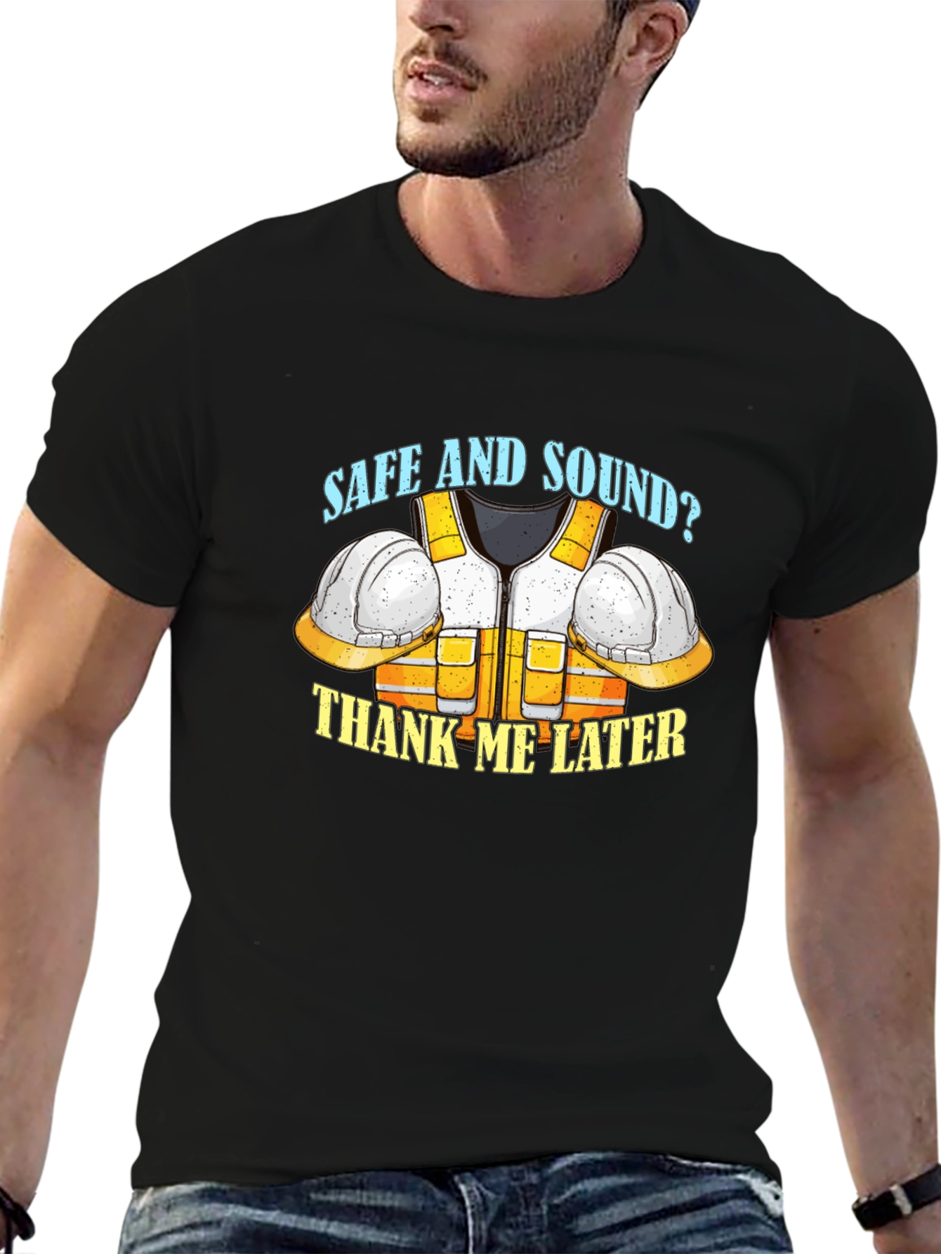Safe and Sound Construction T-Shirt