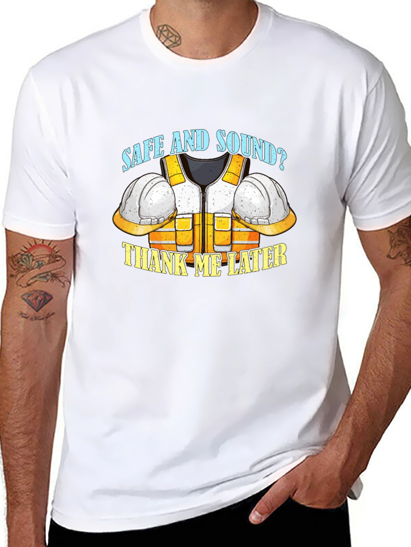 Safe and Sound Construction T-Shirt