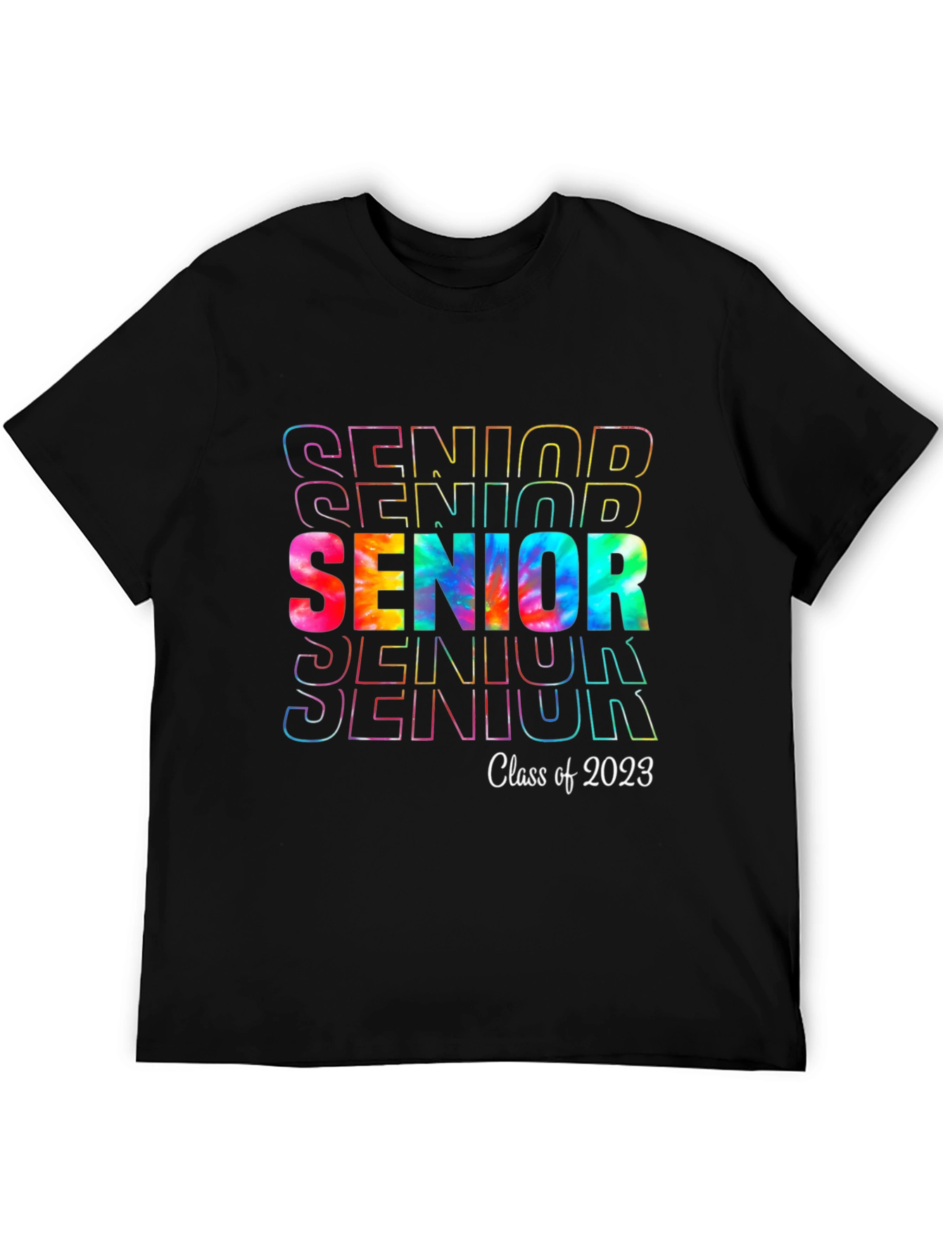 Senior Class of 2023 Tie-Dye Graphic T-Shirt