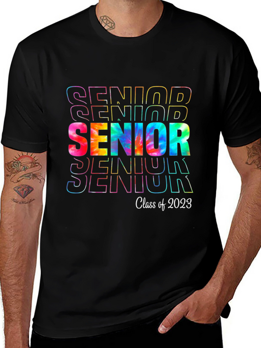 Senior Class of 2023 Tie-Dye Graphic T-Shirt