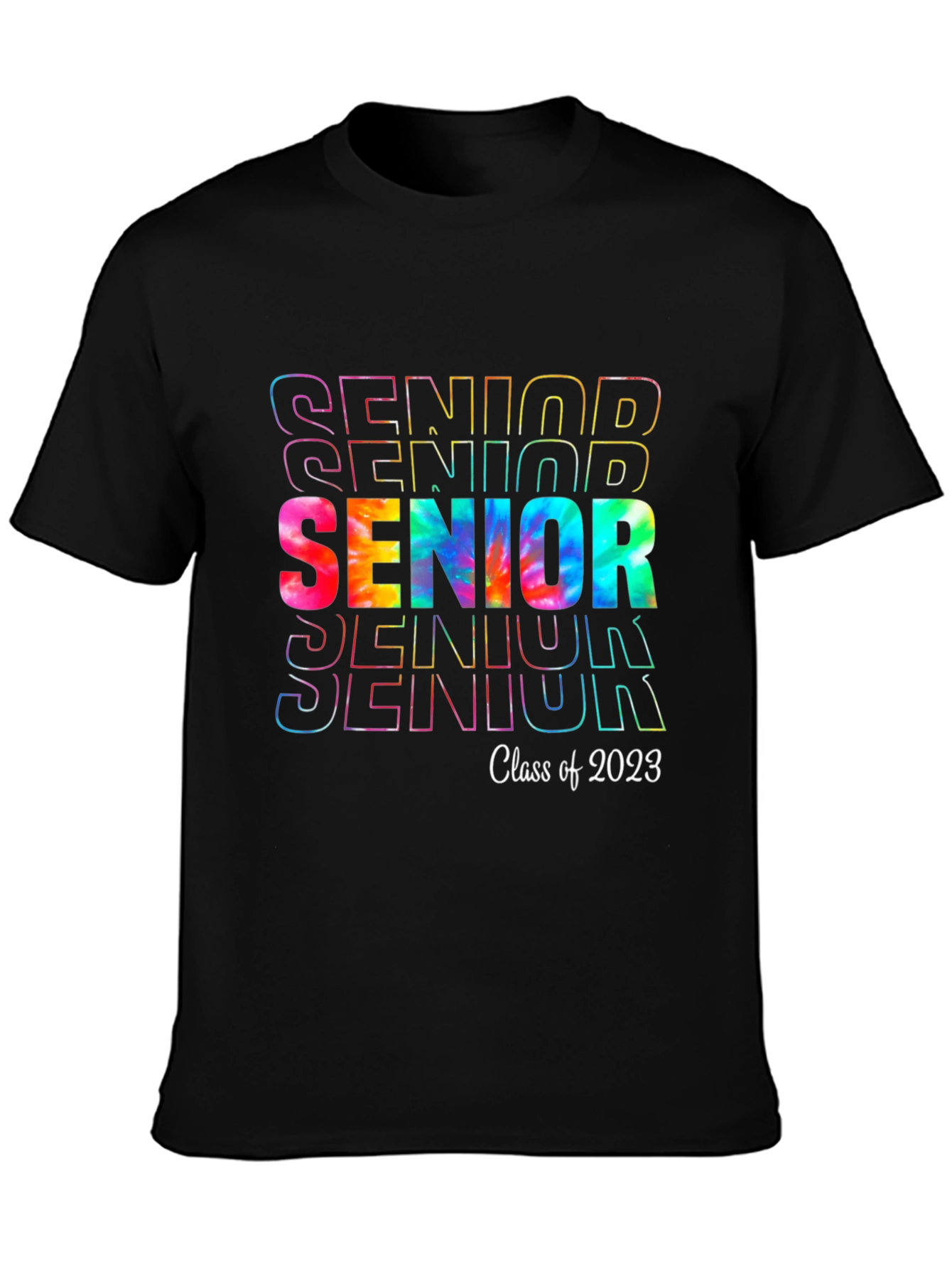 Senior Class of 2023 Tie-Dye Graphic T-Shirt