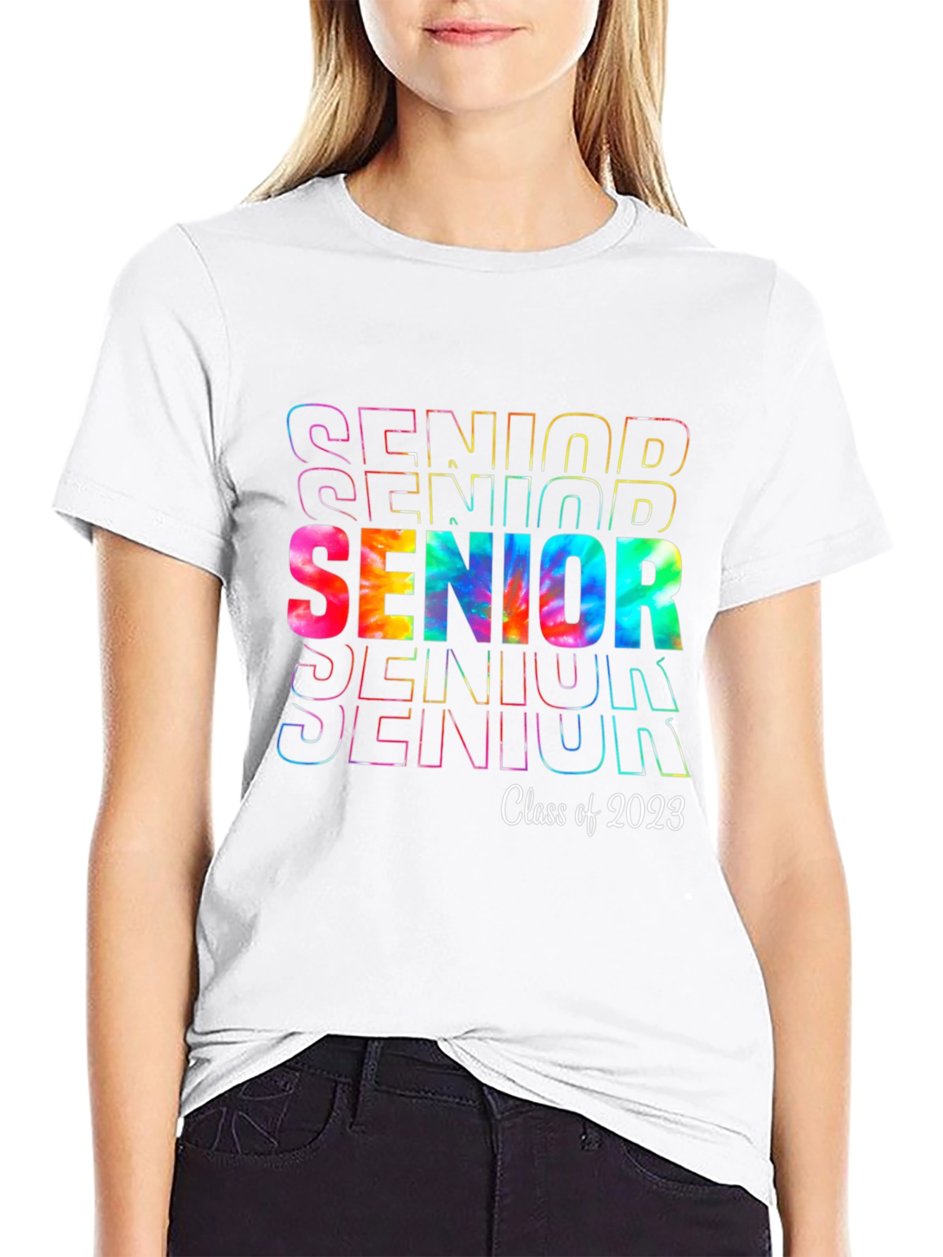 Senior Class of 2023 Tie-Dye Graphic T-Shirt