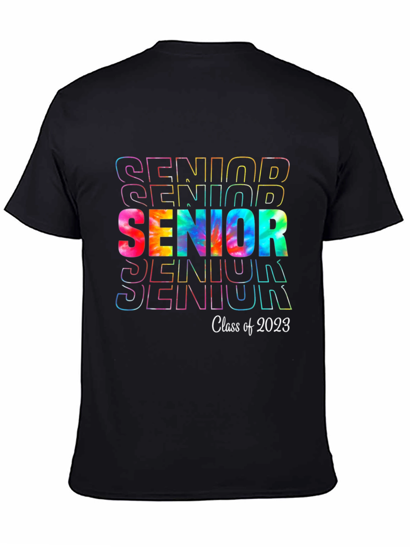 Senior Class of 2023 Tie-Dye Graphic T-Shirt