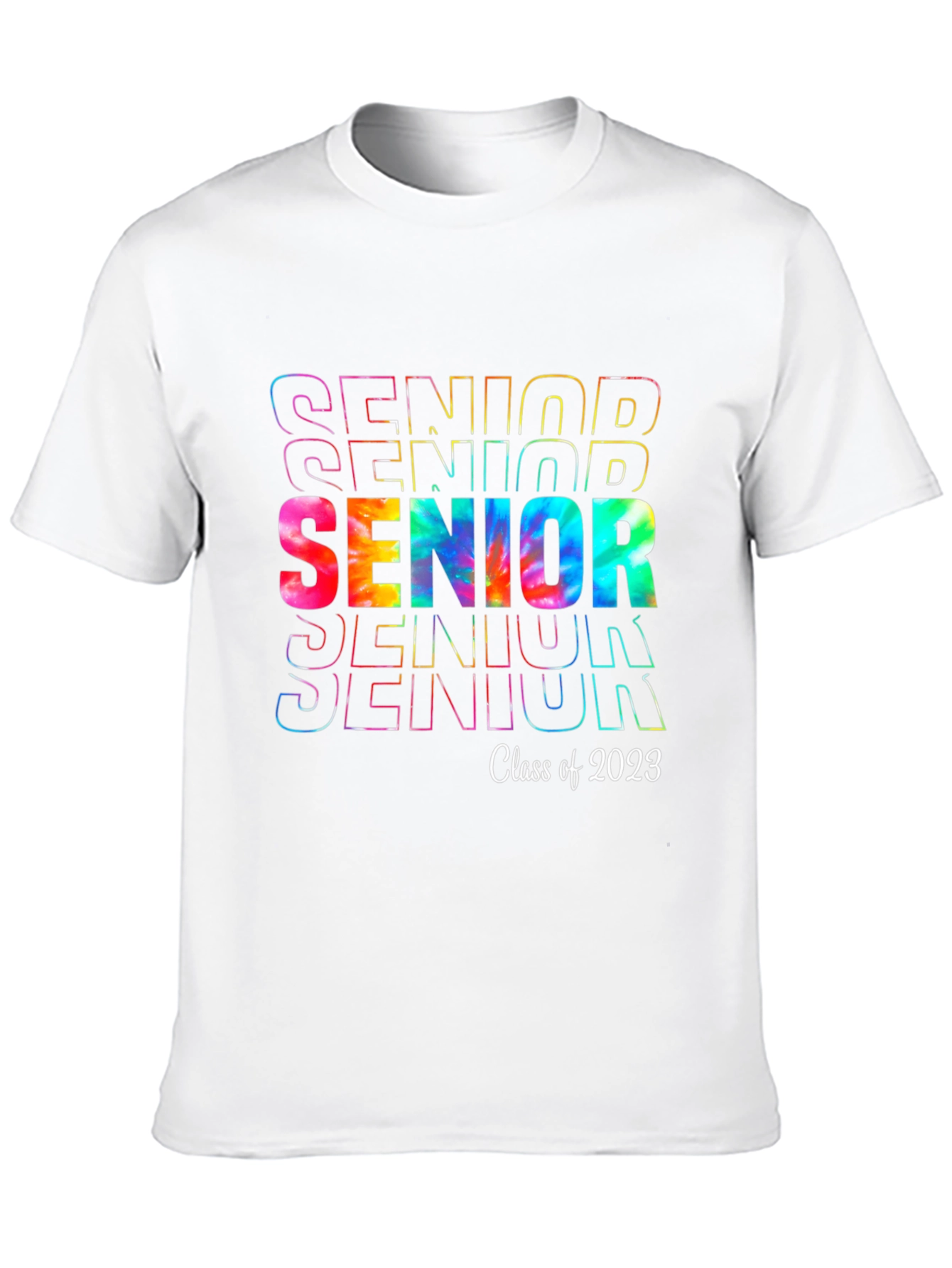 Senior Class of 2023 Tie-Dye Graphic T-Shirt