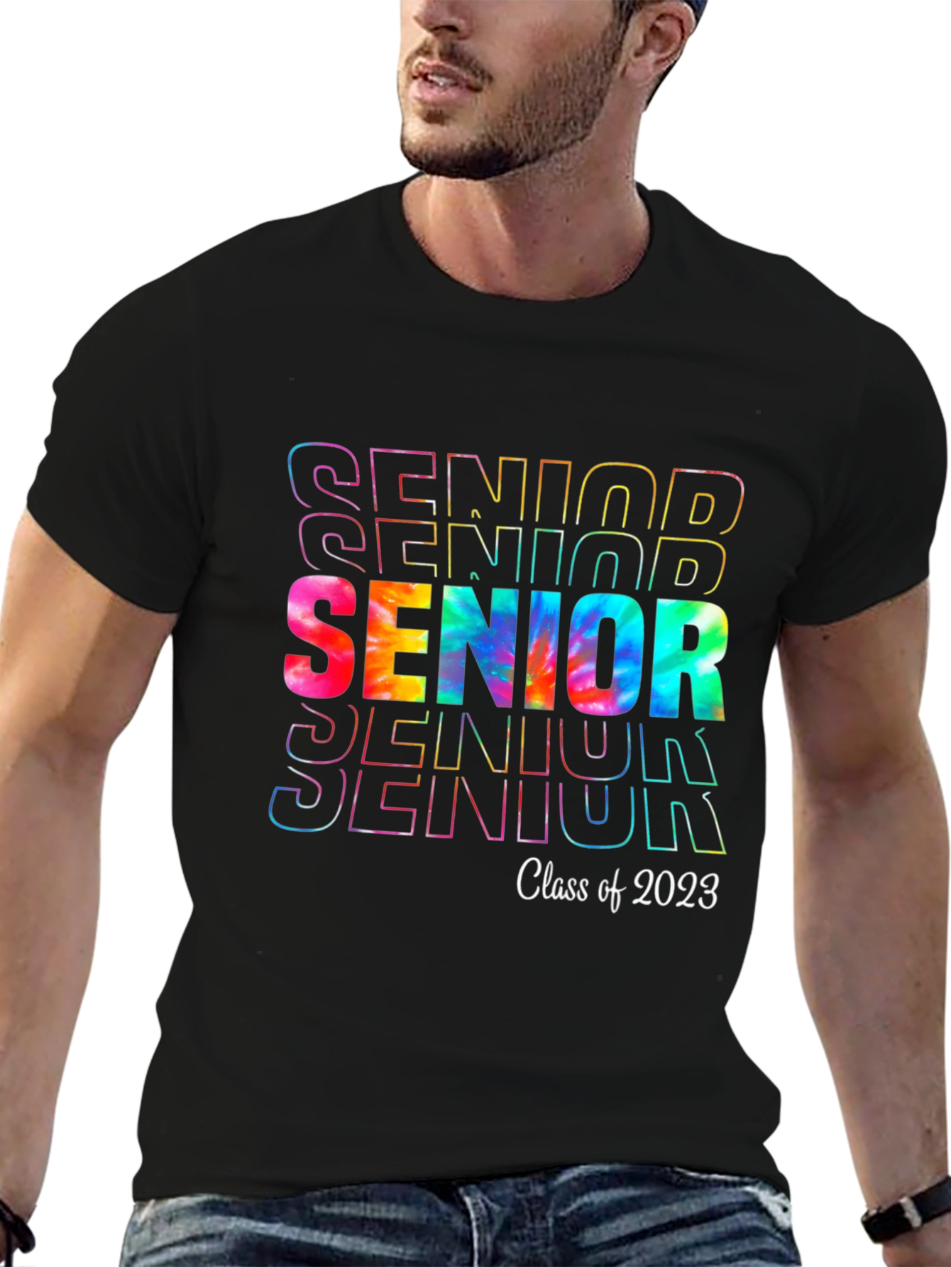 Senior Class of 2023 Tie-Dye Graphic T-Shirt