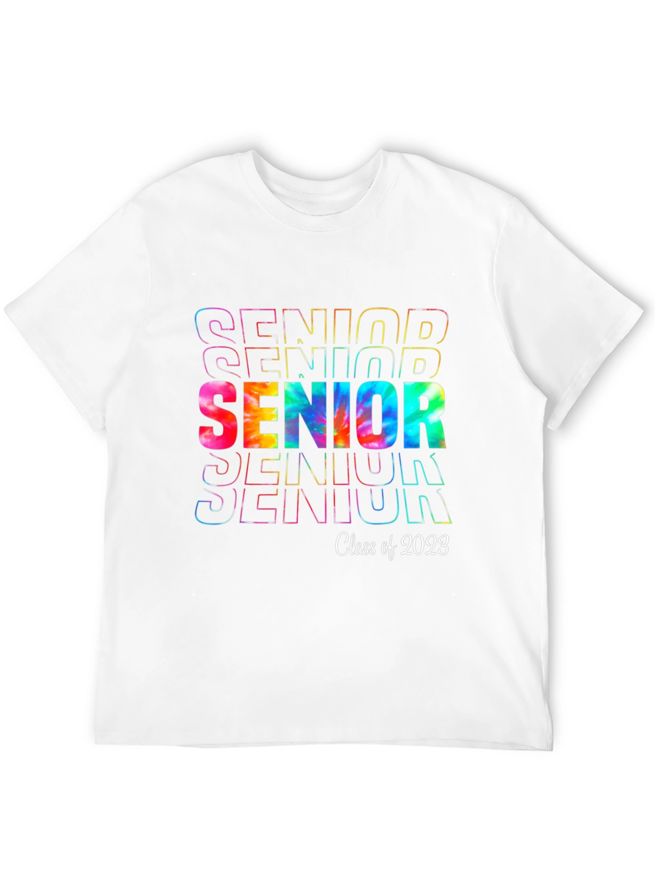 Senior Class of 2023 Tie-Dye Graphic T-Shirt