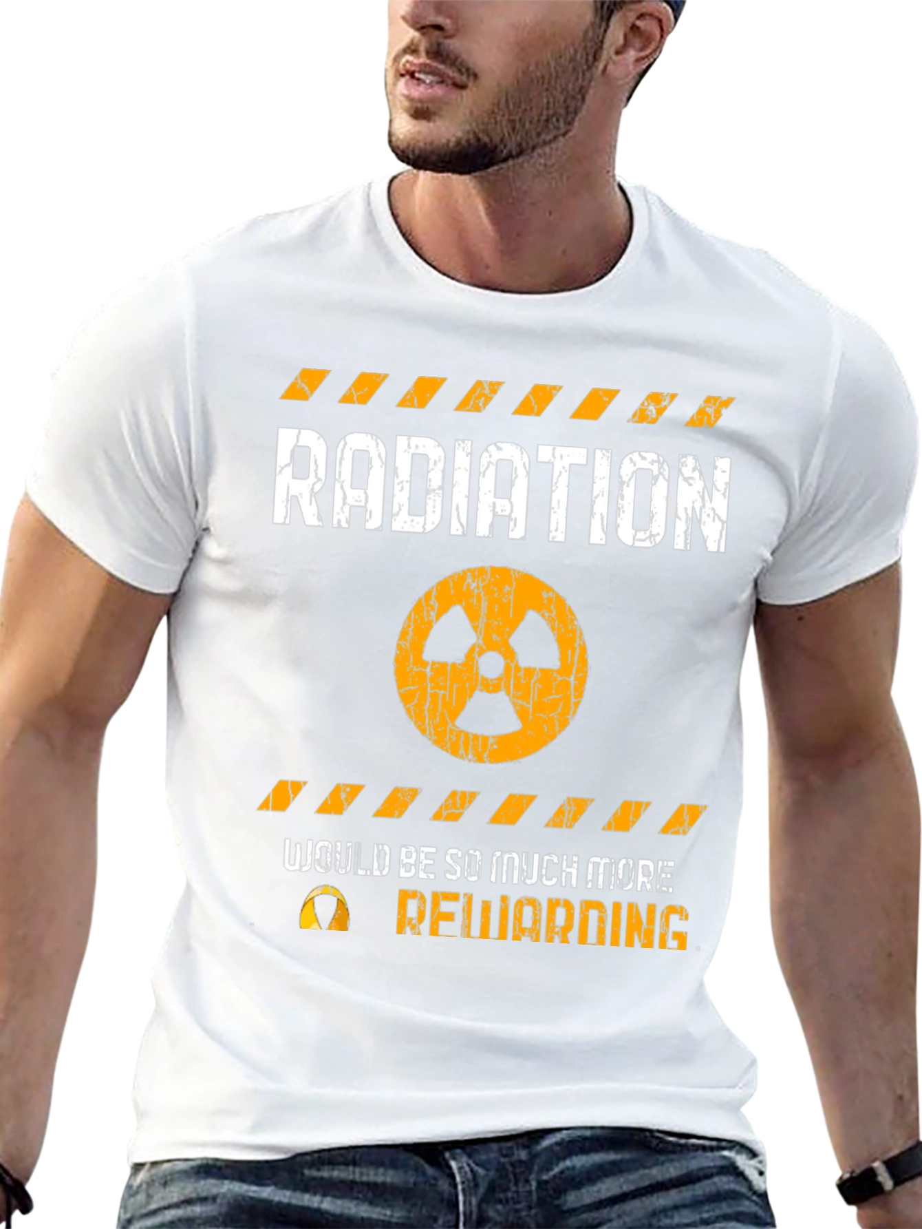 Radiation Hazard Funny Graphic T-Shirt