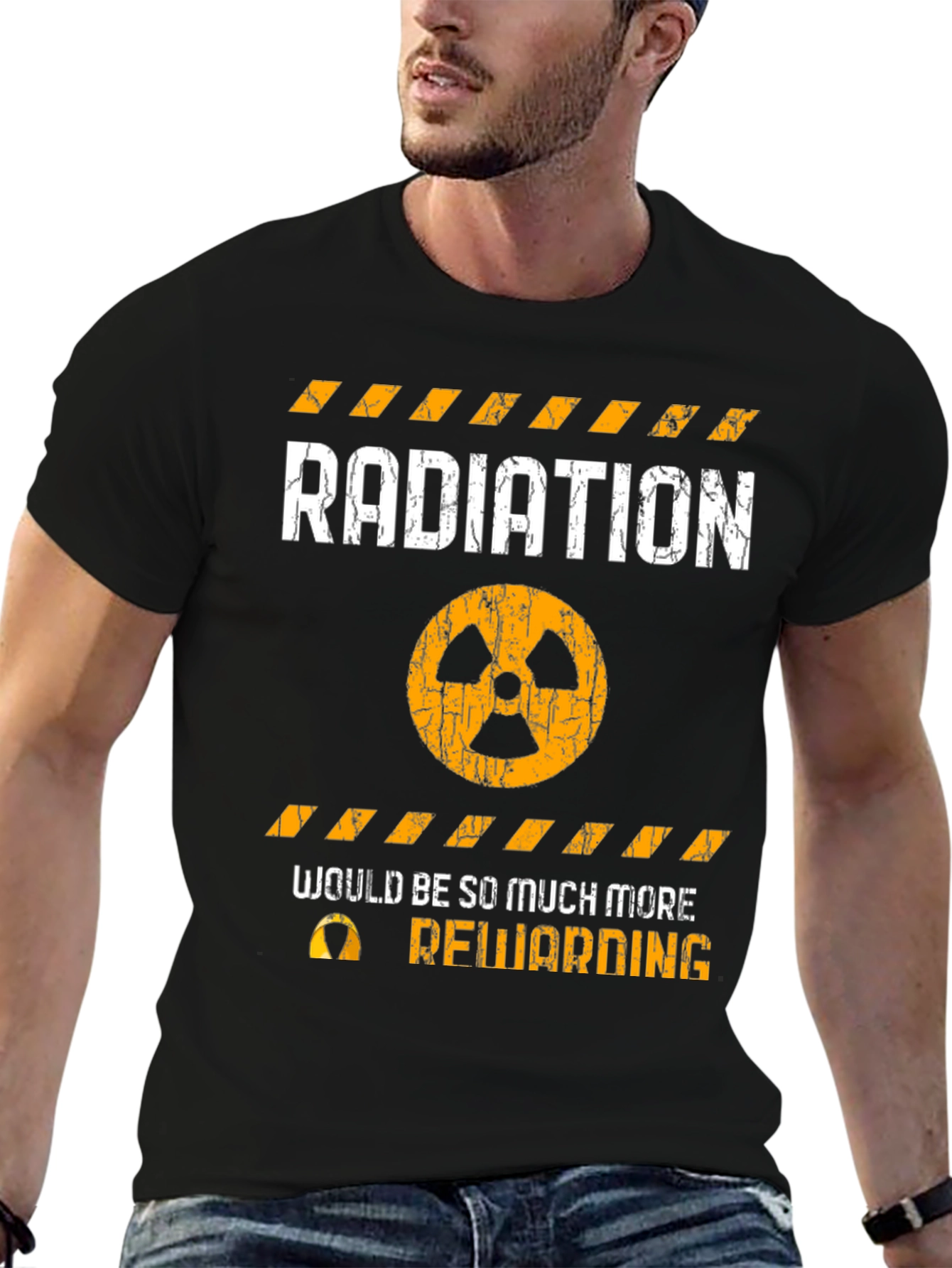 Radiation Hazard Funny Graphic T-Shirt