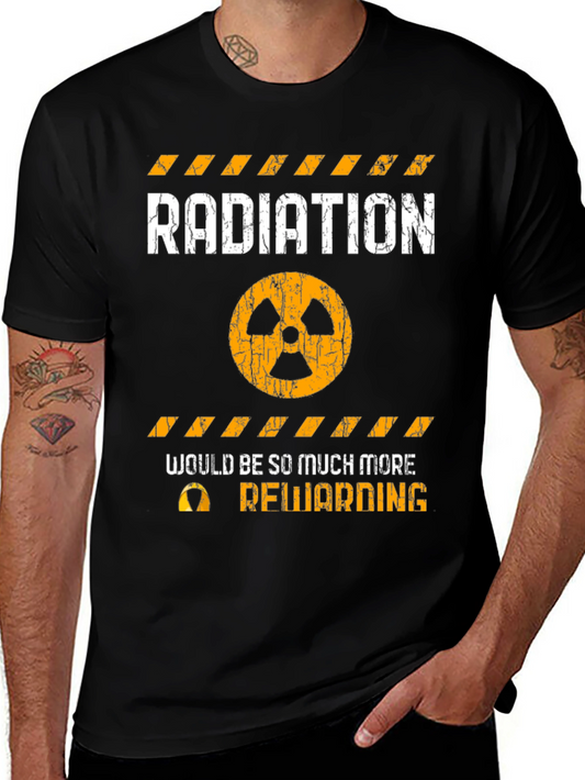 Radiation Hazard Funny Graphic T-Shirt