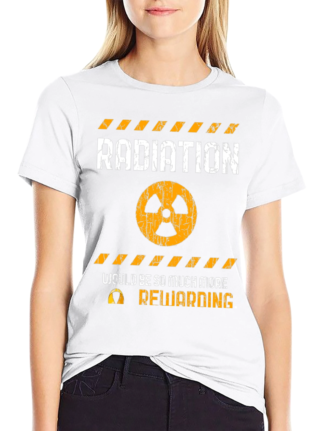 Radiation Hazard Funny Graphic T-Shirt