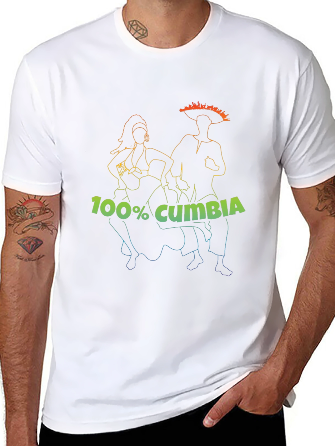 100% Cumbia T-Shirt - Dance in Style!