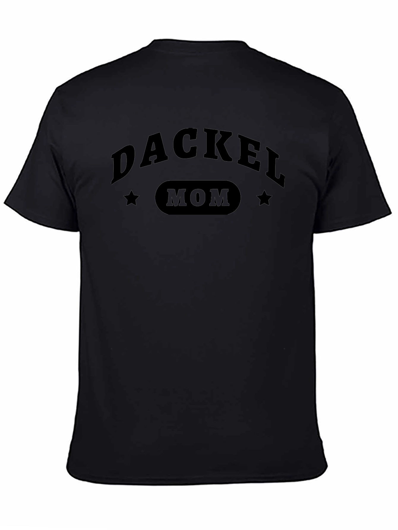 Dackel Mom T-Shirt - Black Graphic Tee