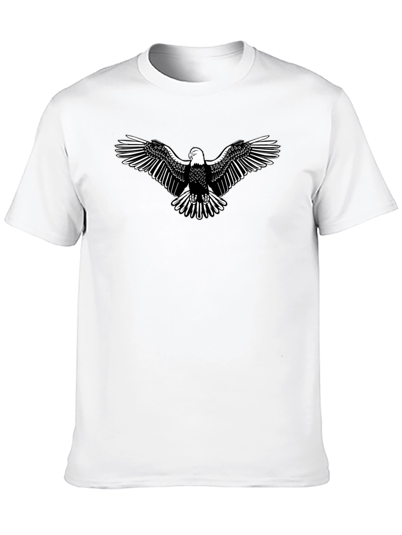 Bald Eagle Graphic Print T-Shirt