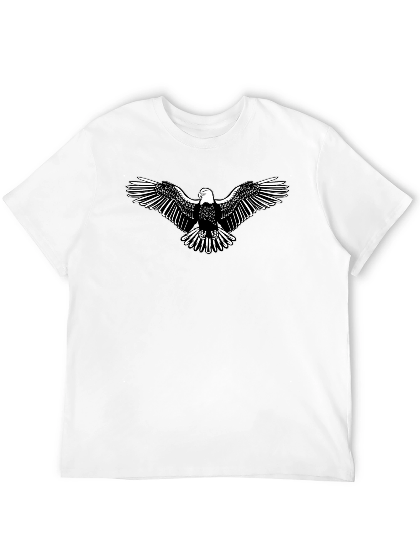 Bald Eagle Graphic Print T-Shirt