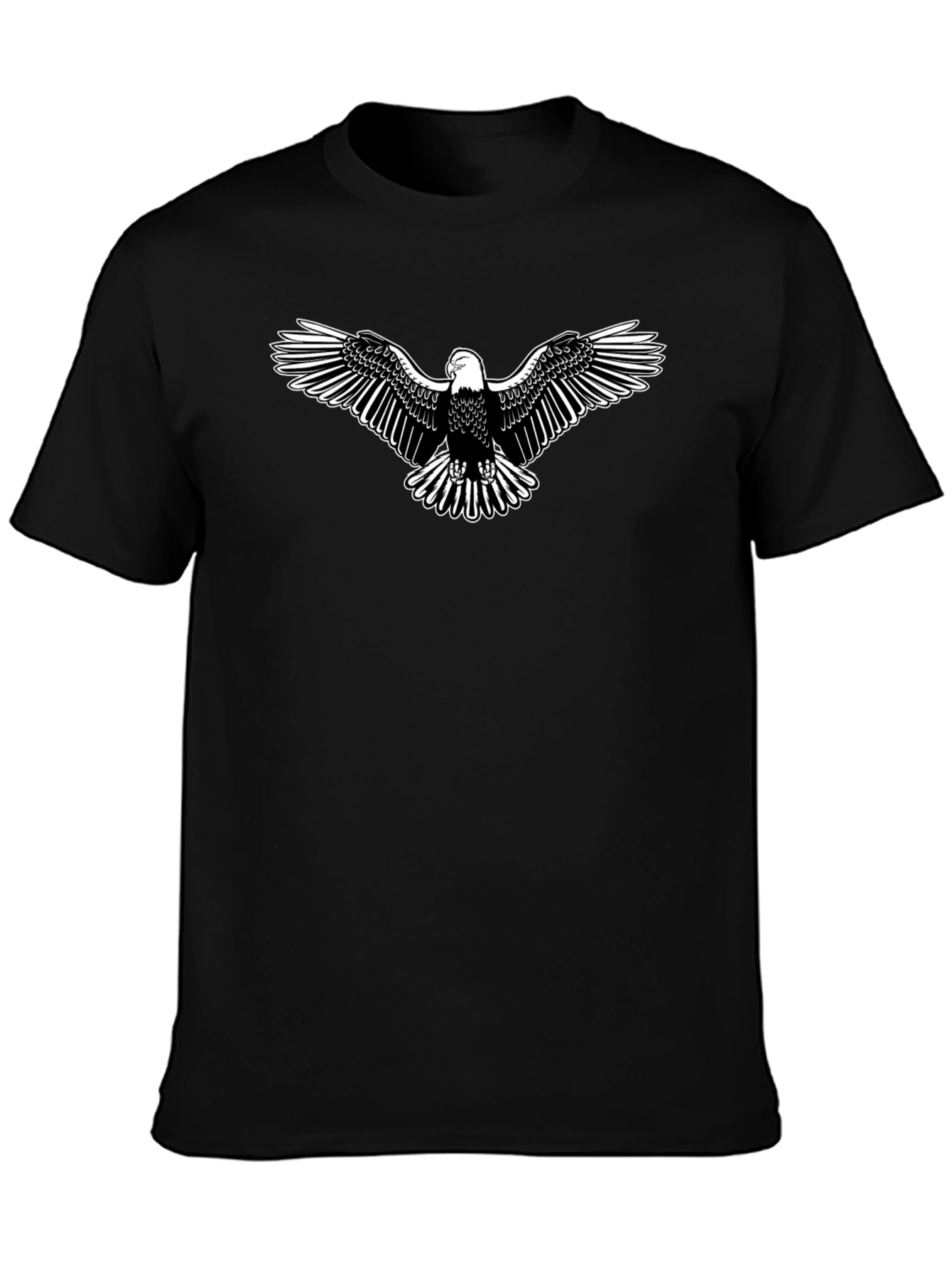 Bald Eagle Graphic Print T-Shirt