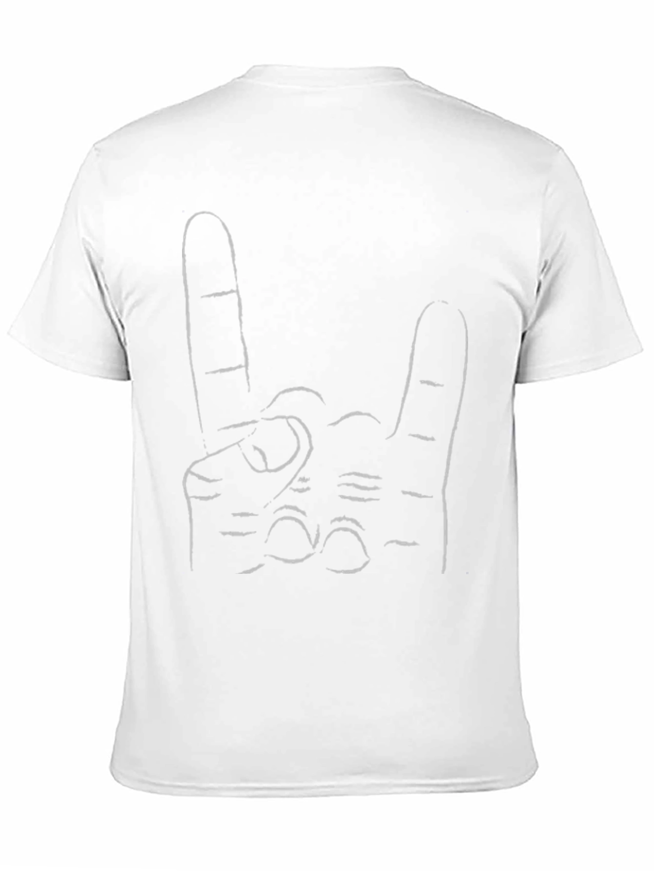 Rock On Hand Graphic Tee - Black T-Shirt