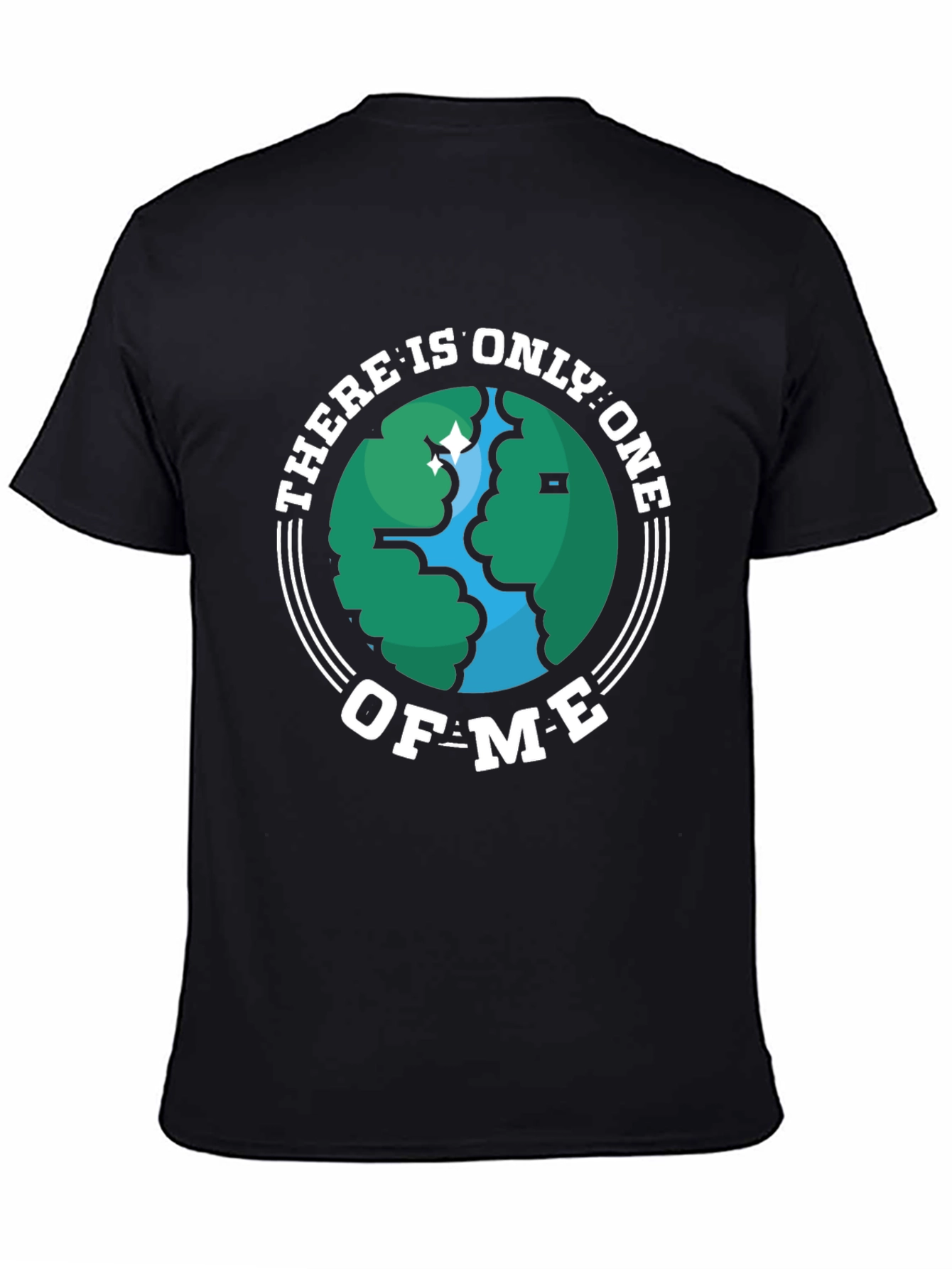Unique Earth Graphic T-Shirt - One Of Me!