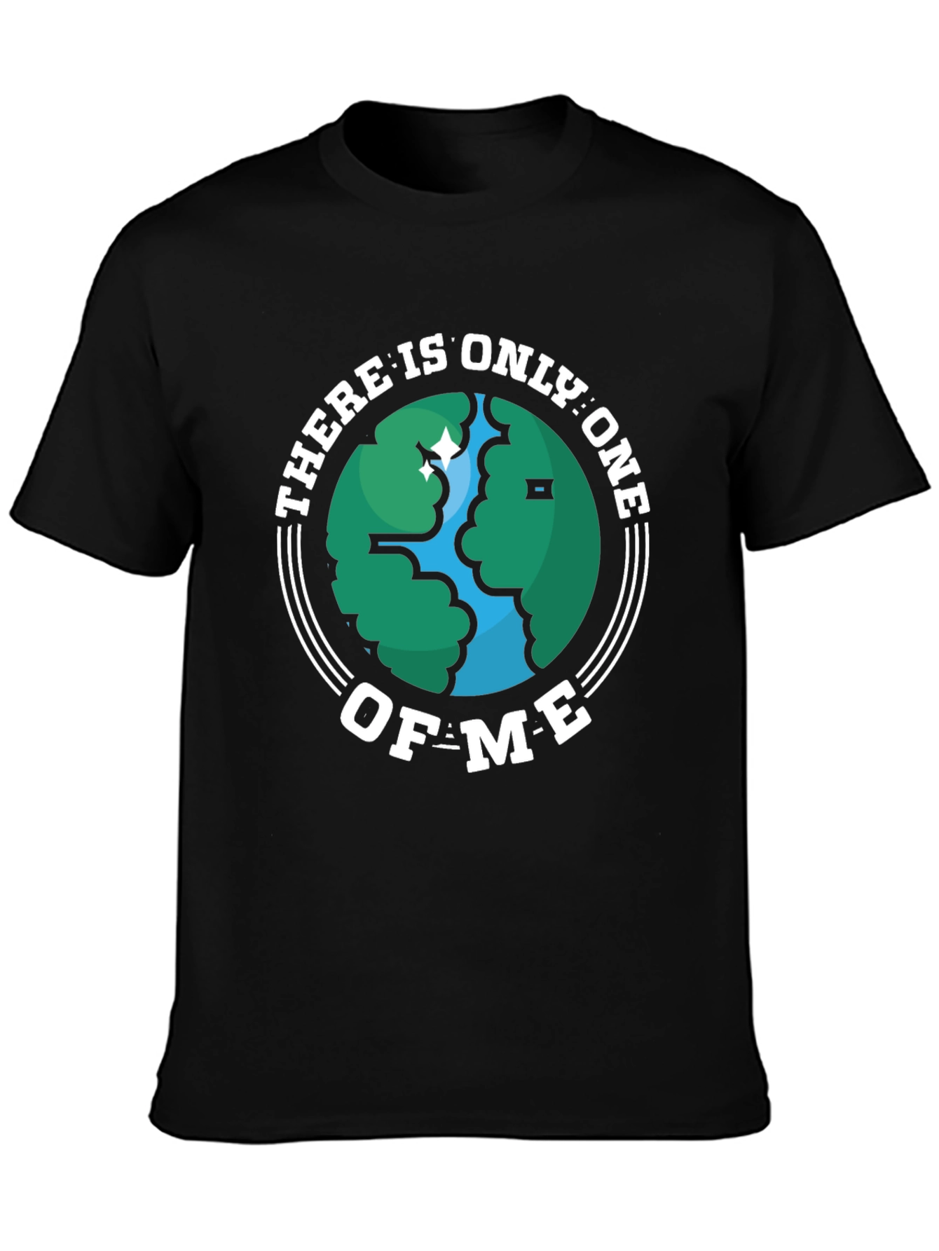 Unique Earth Graphic T-Shirt - One Of Me!