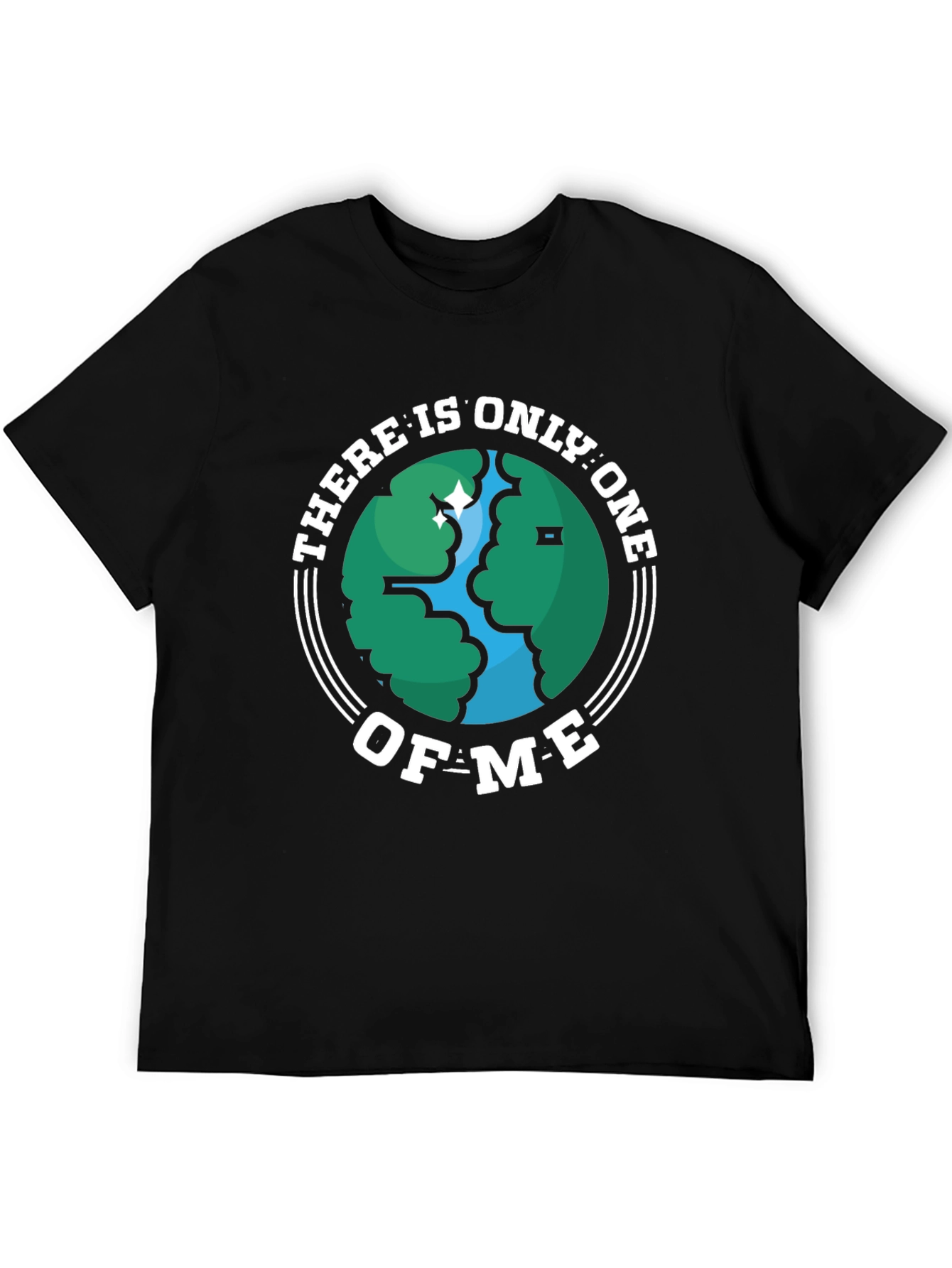 Unique Earth Graphic T-Shirt - One Of Me!