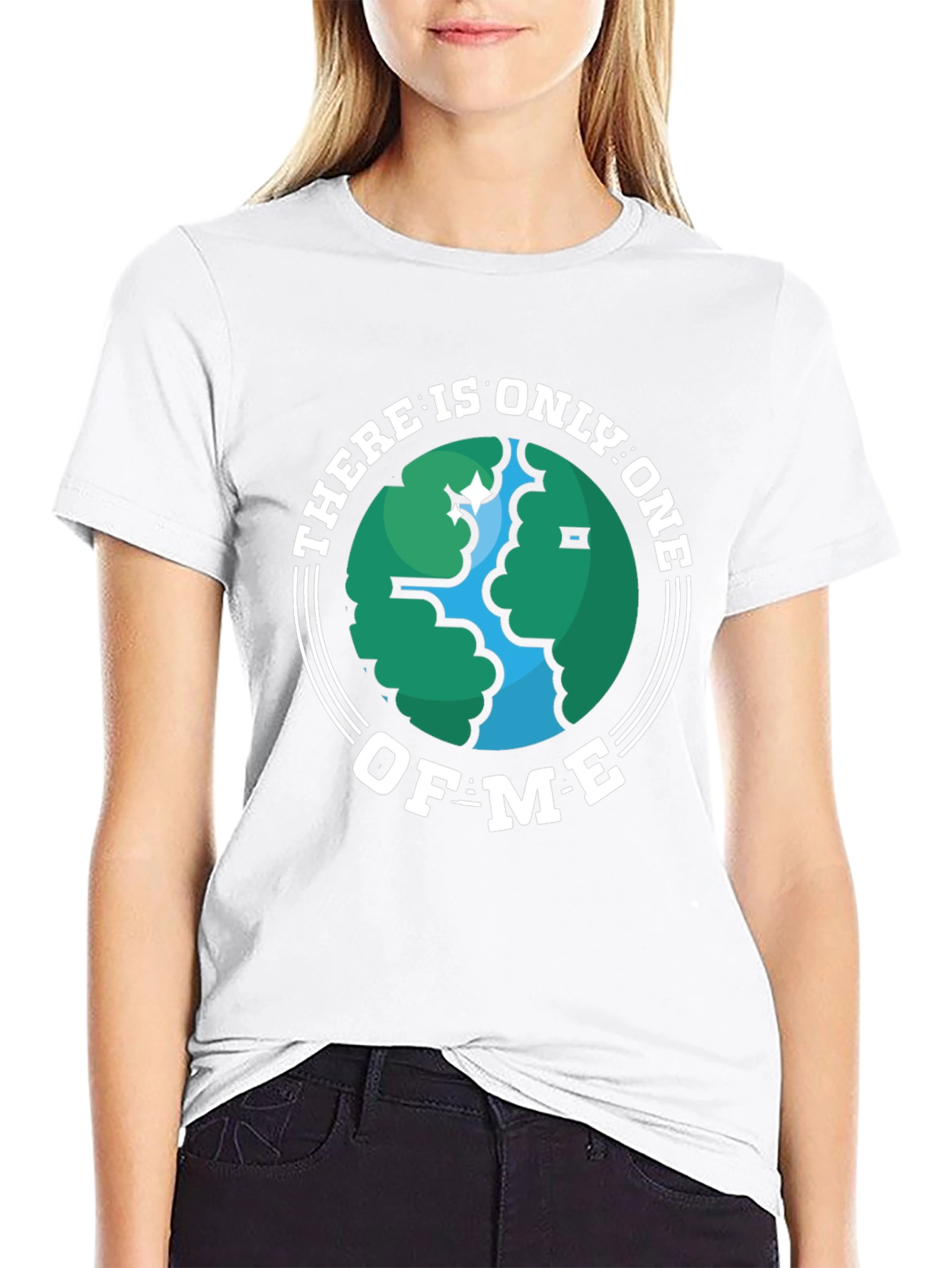 Unique Earth Graphic T-Shirt - One Of Me!