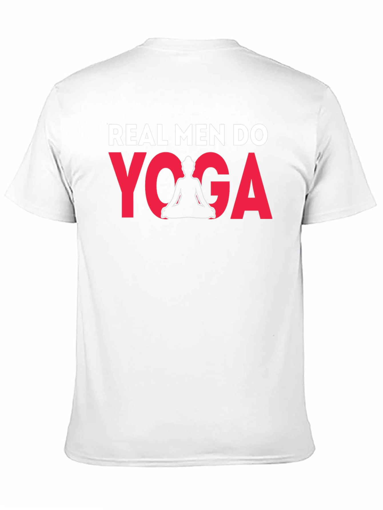 Real Men Do Yoga Graphic Tee - Black