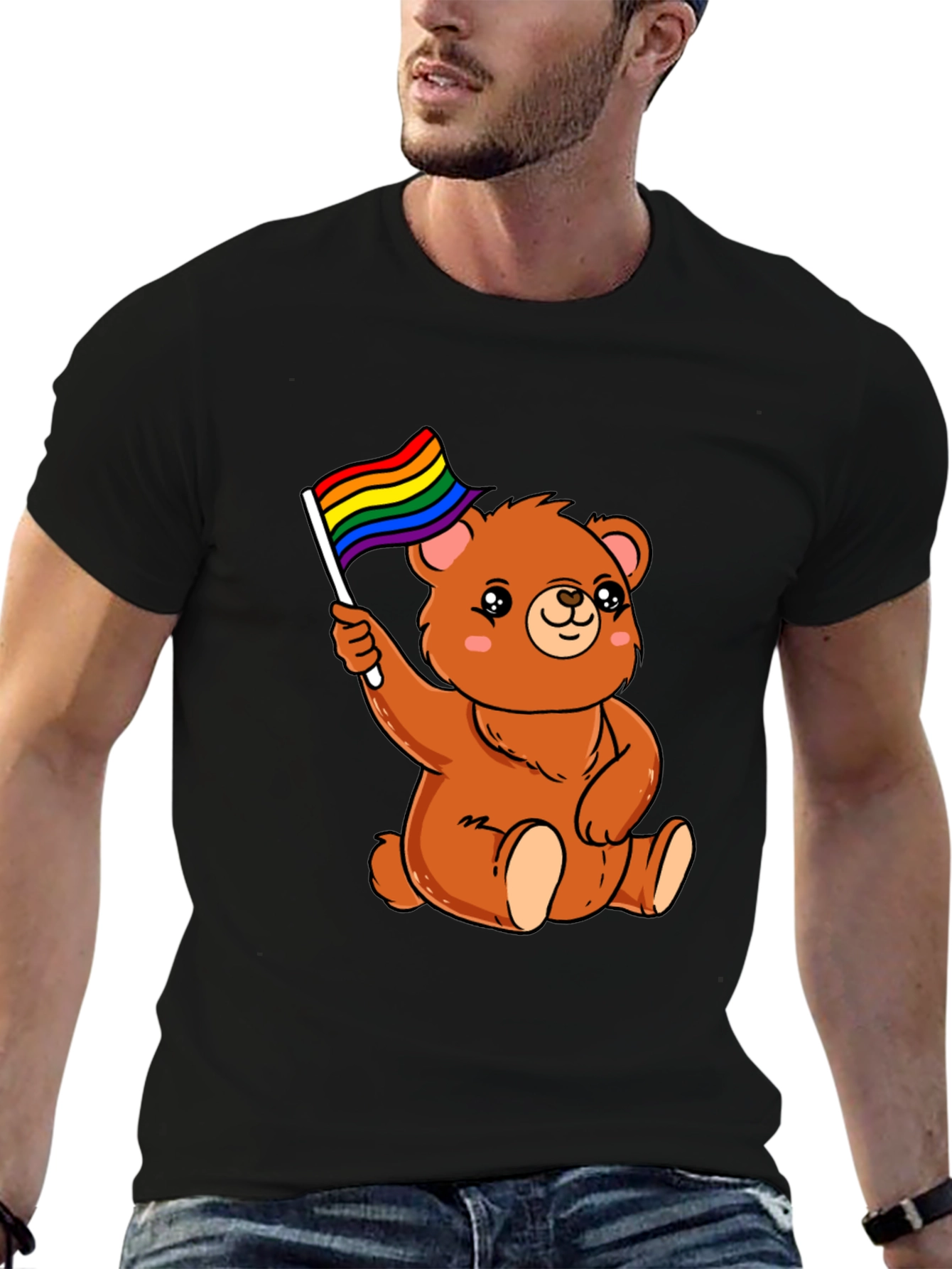 LGBT Pride Bear Graphic T-Shirt