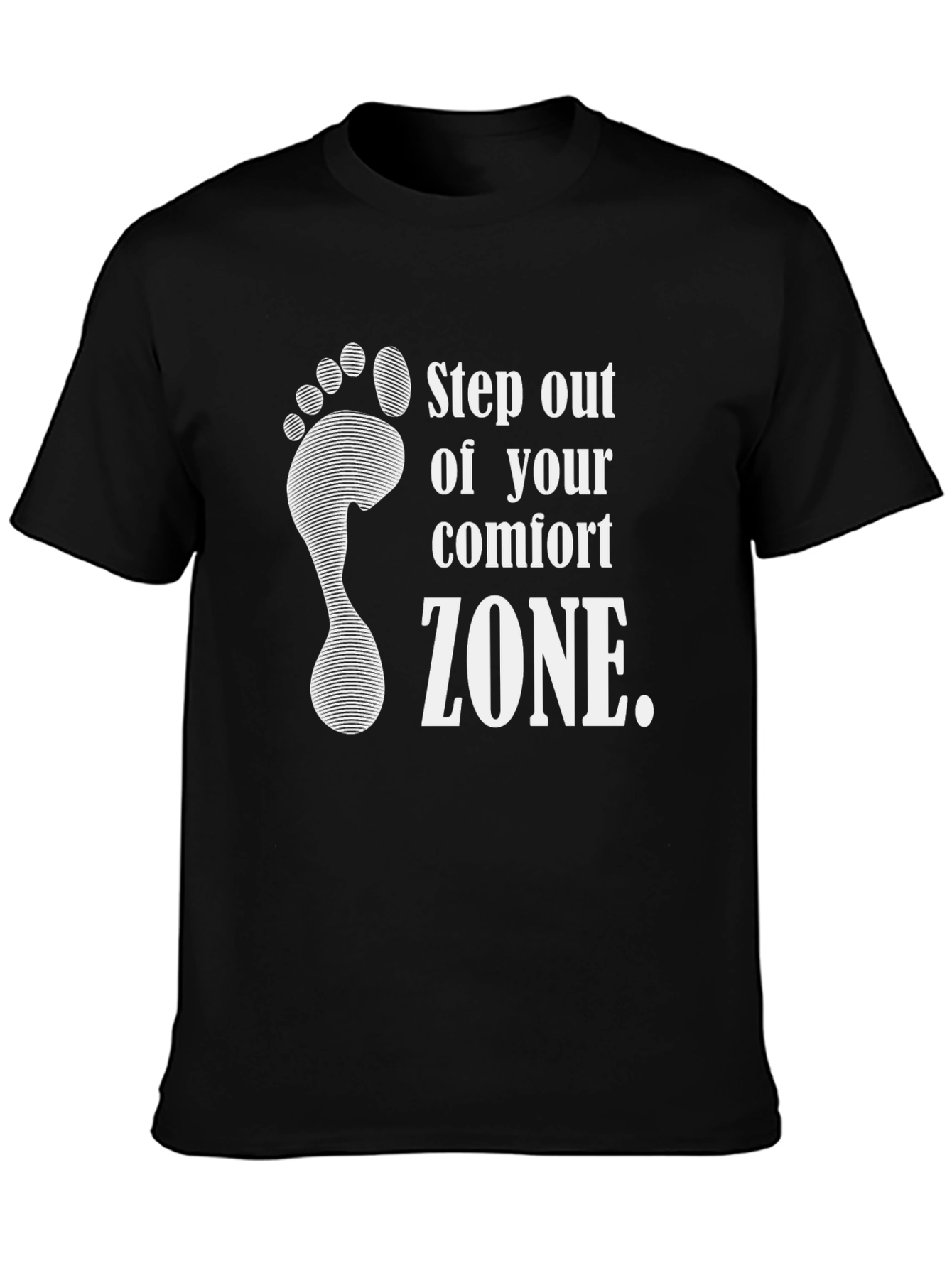 Step Out Comfort Zone Graphic Tee