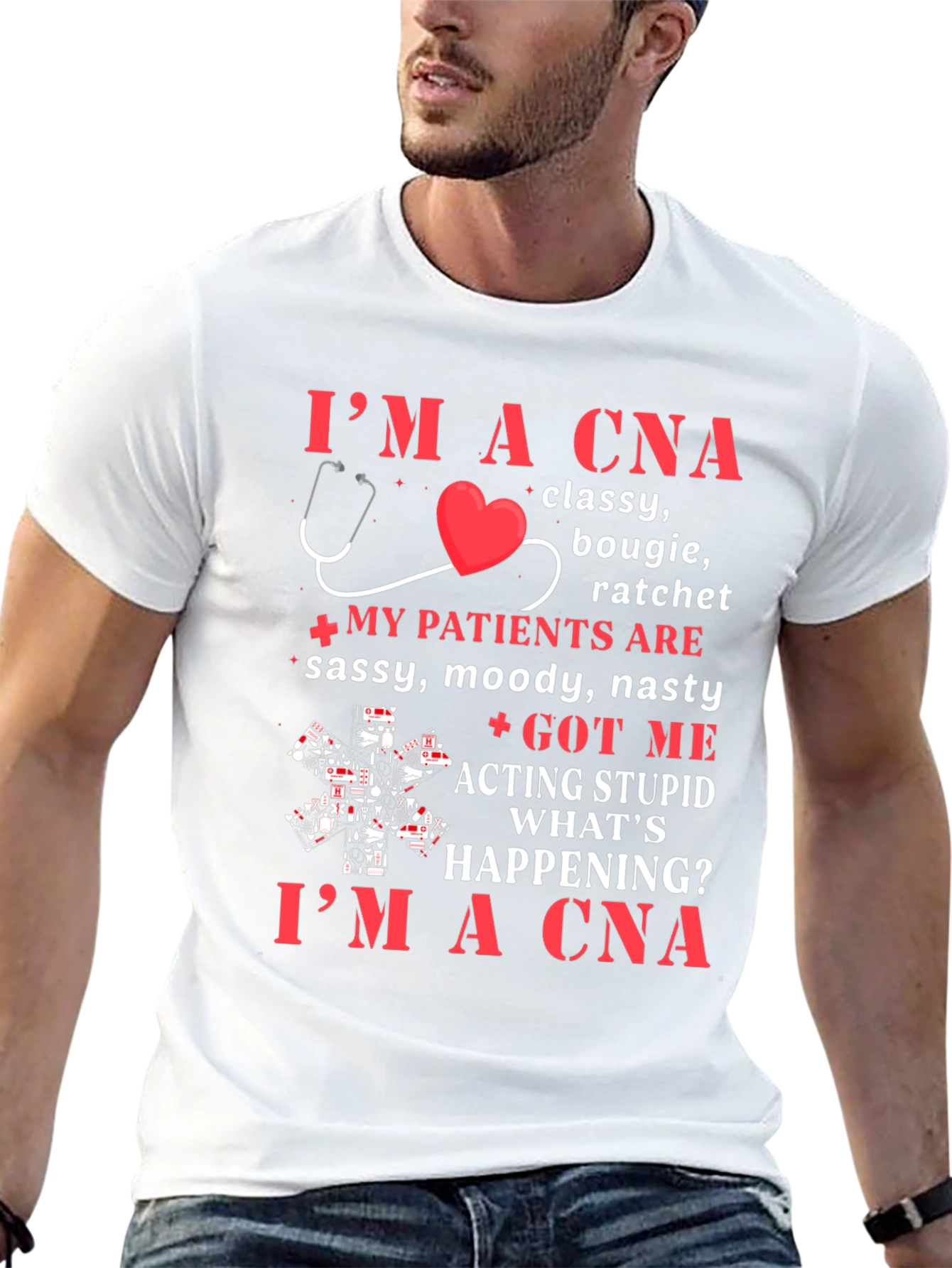 Im A CNA T-Shirt - Classy Bougie Ratchet