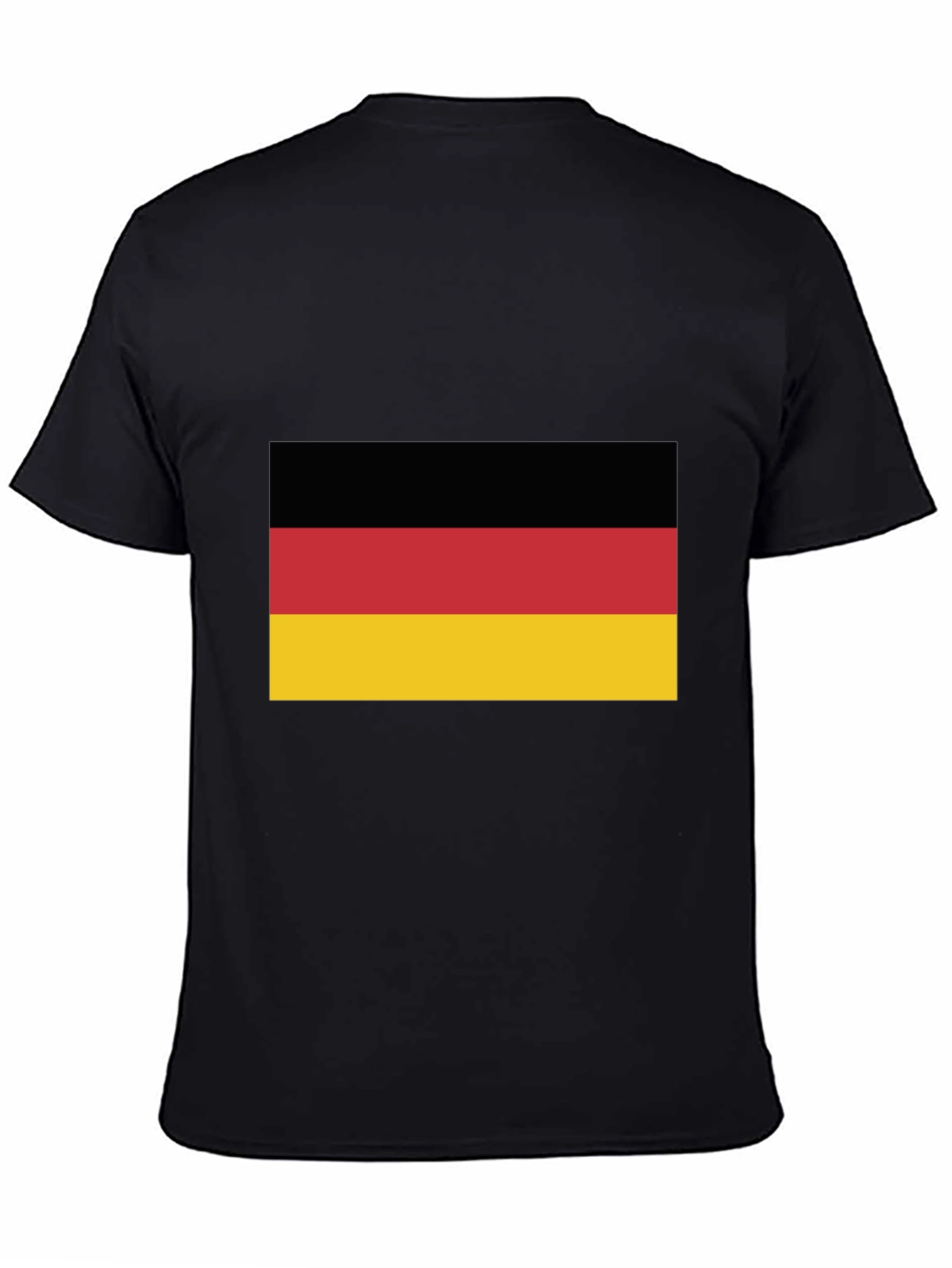 Germany Flag Graphic Tee - Black T-Shirt