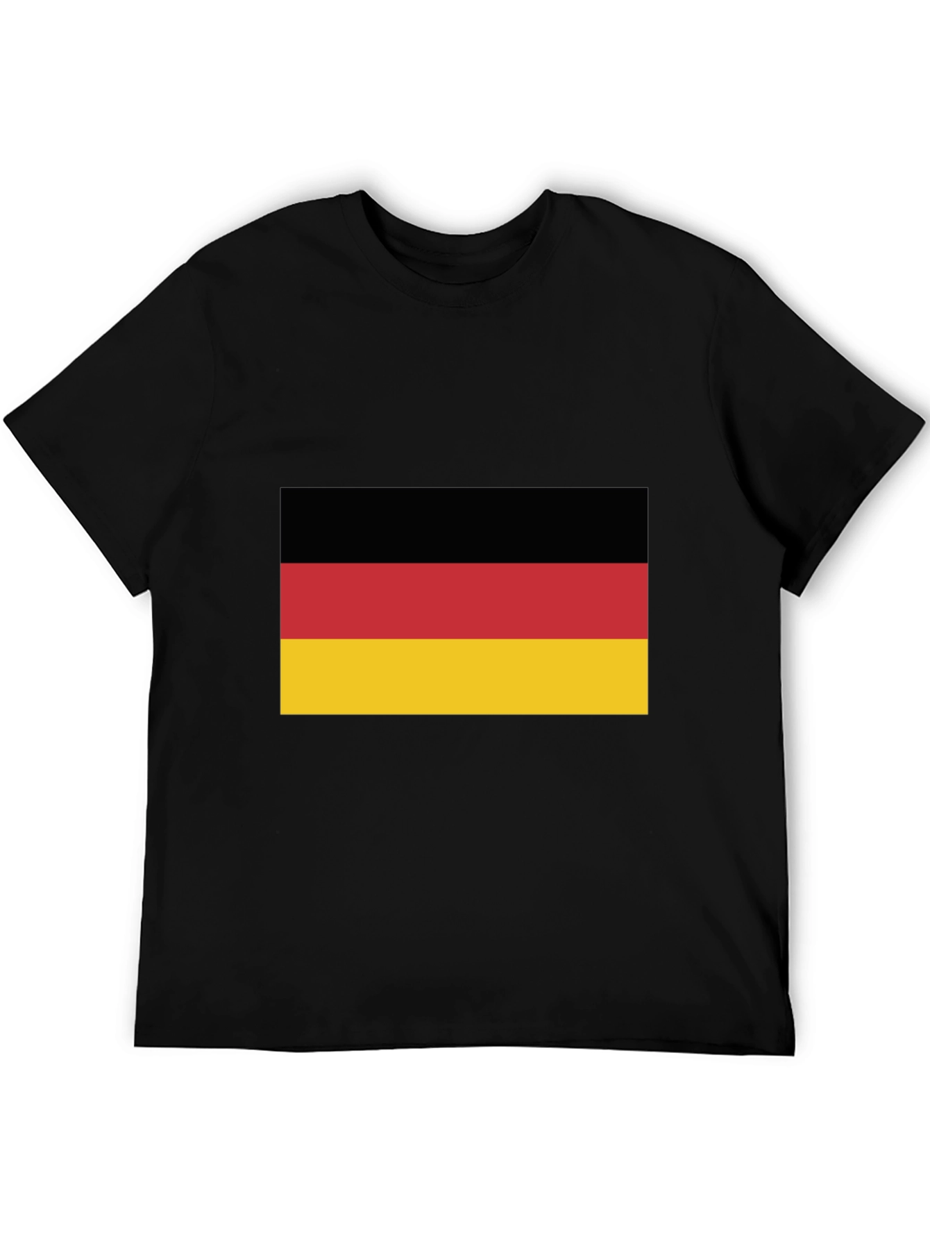 Germany Flag Graphic Tee - Black T-Shirt