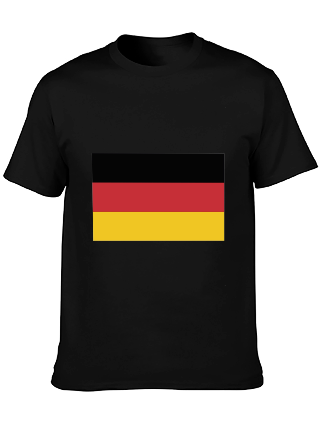 Germany Flag Graphic Tee - Black T-Shirt