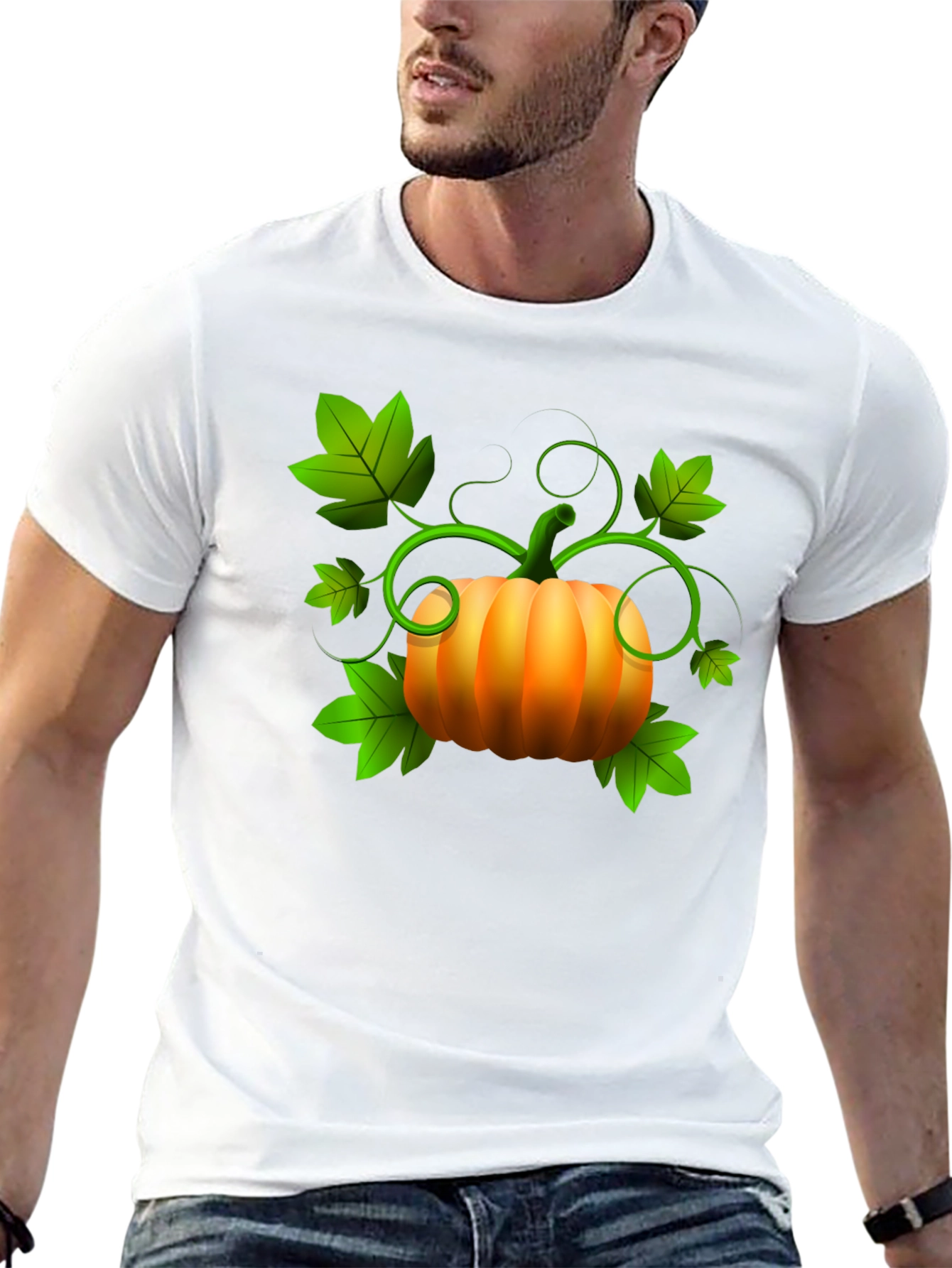 Pumpkin Graphic Tee - Halloween Vibes!
