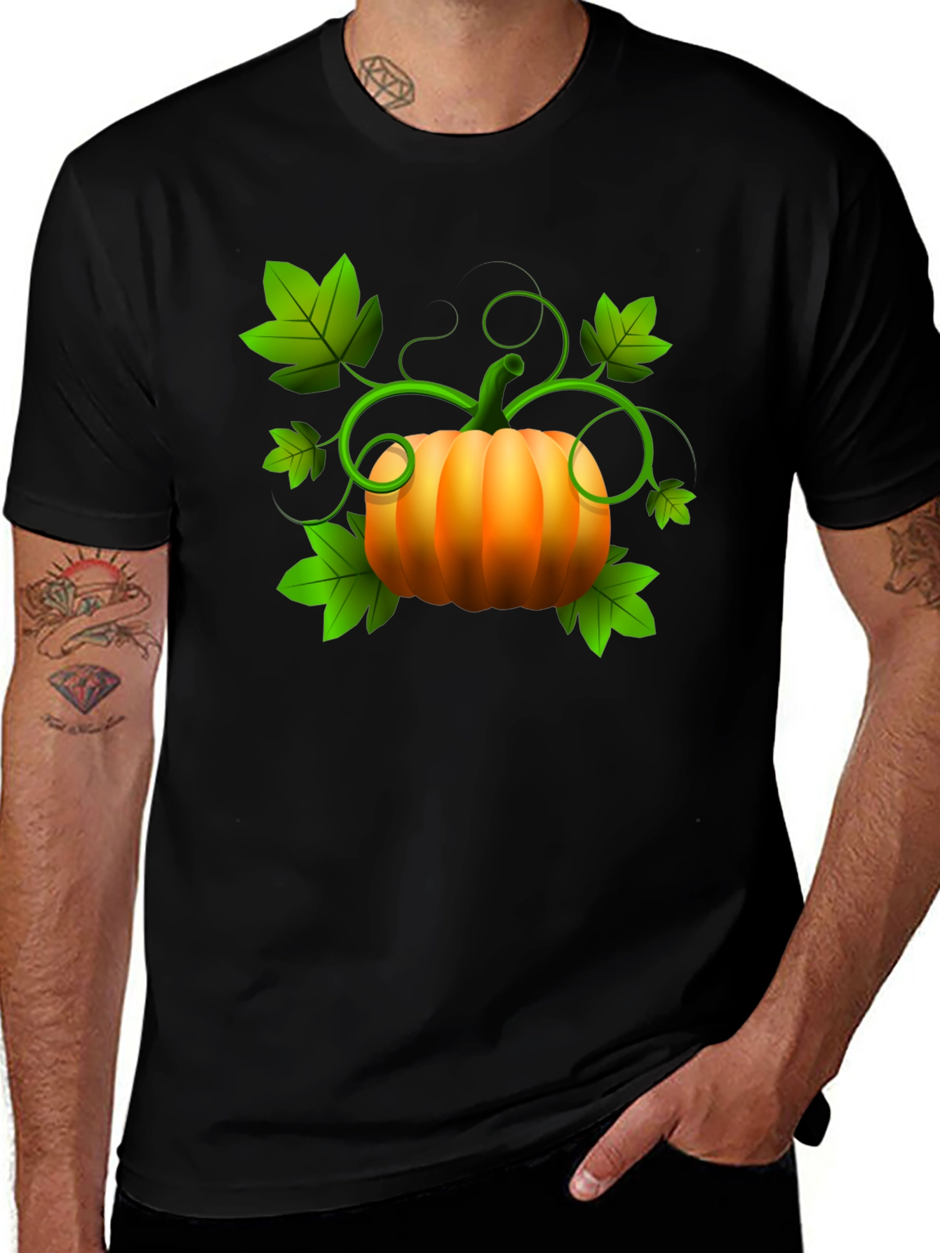Pumpkin Graphic Tee - Halloween Vibes!