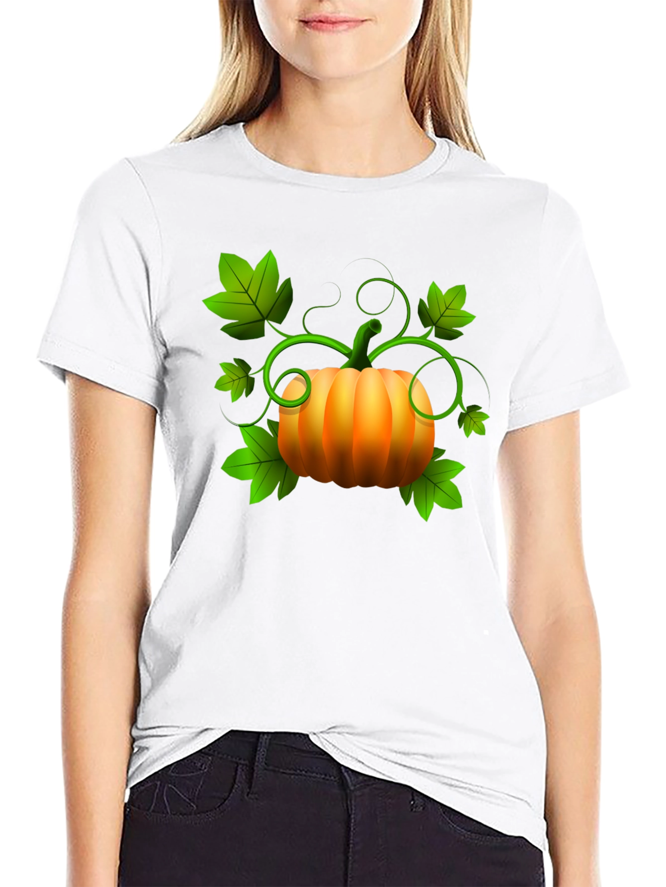 Pumpkin Graphic Tee - Halloween Vibes!