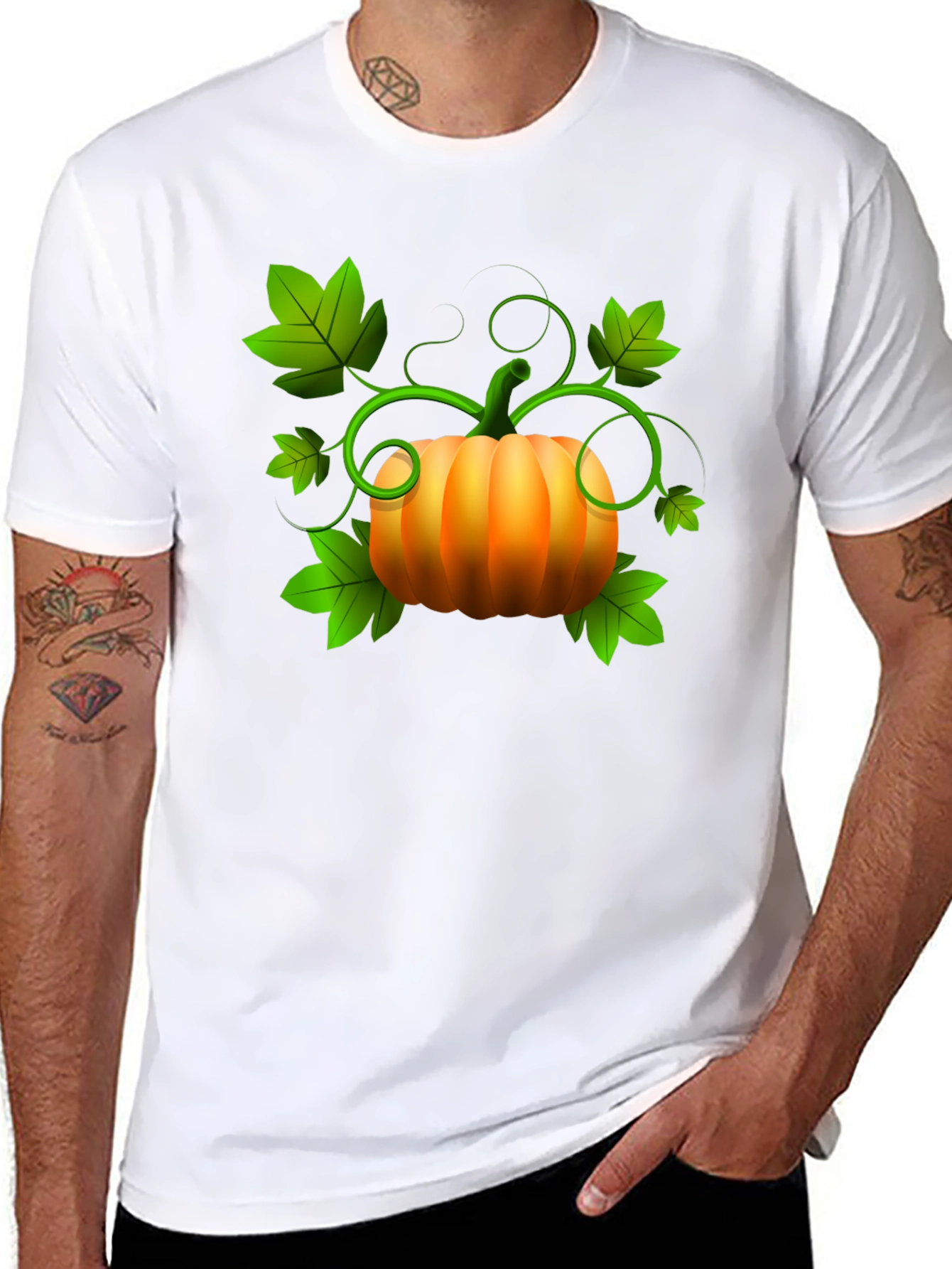 Pumpkin Graphic Tee - Halloween Vibes!
