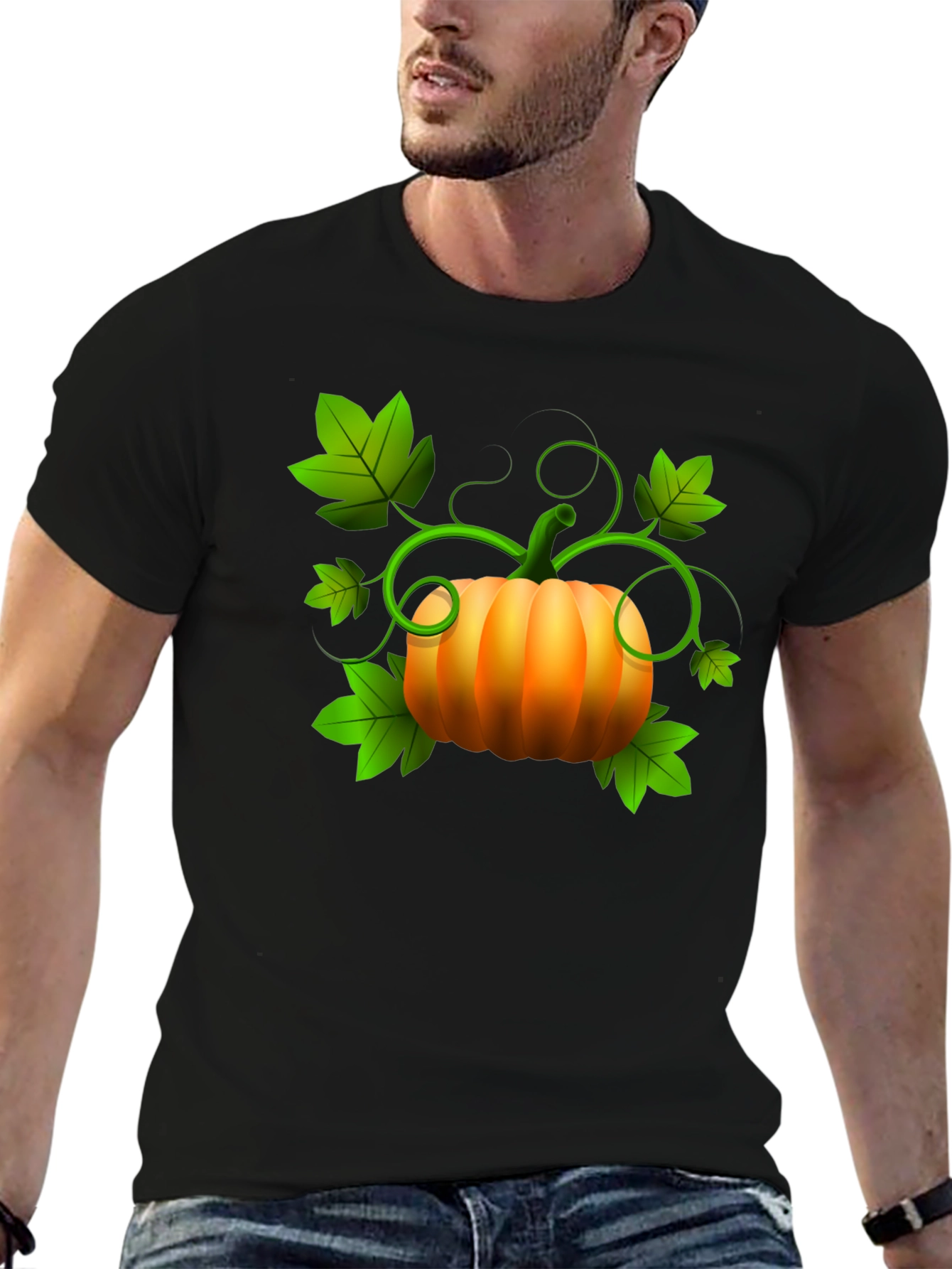 Pumpkin Graphic Tee - Halloween Vibes!