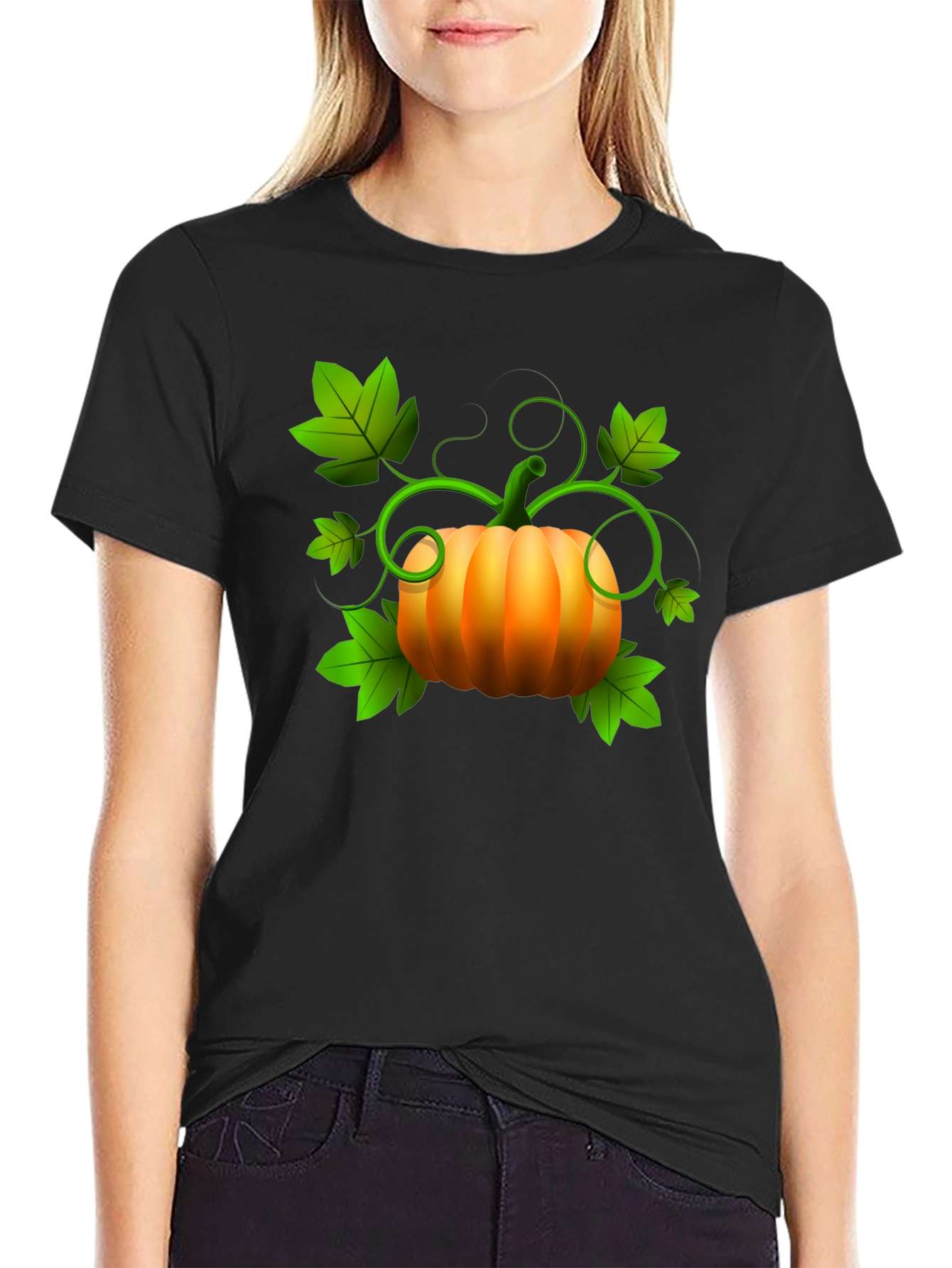 Pumpkin Graphic Tee - Halloween Vibes!