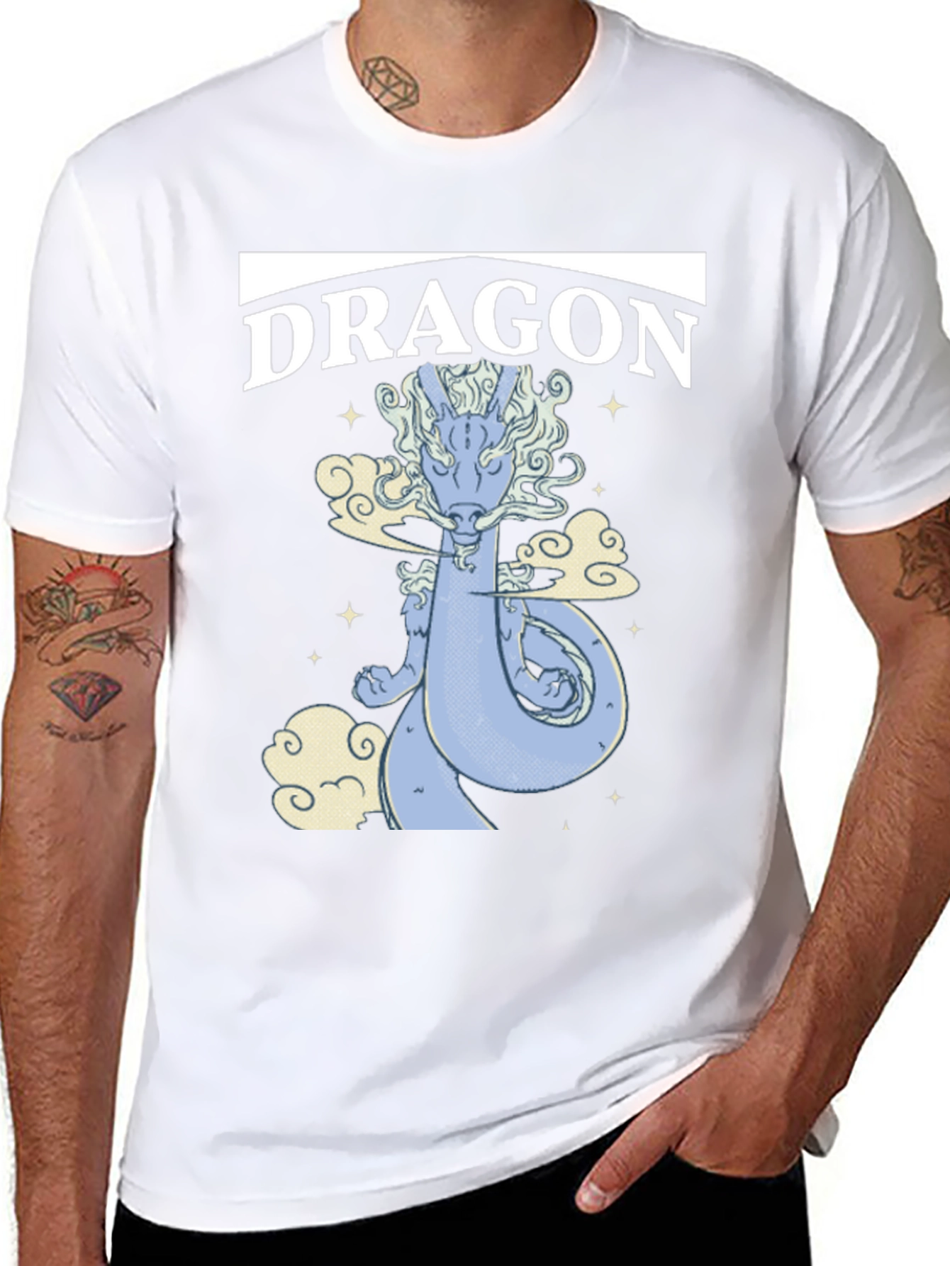 Dragon Graphic T-Shirt - Stylish Fantasy Tee