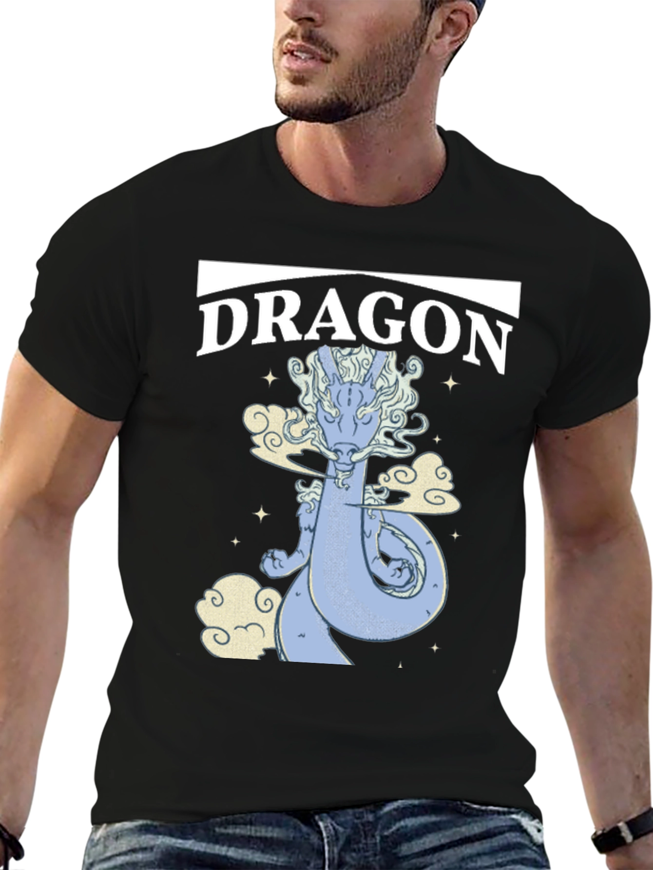 Dragon Graphic T-Shirt - Stylish Fantasy Tee