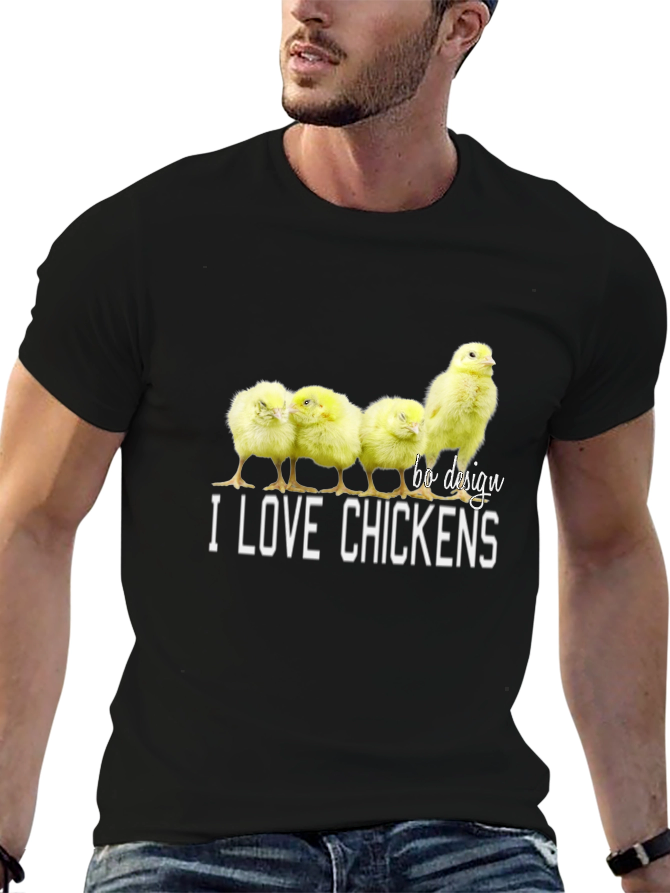 I Love Chickens Graphic T-Shirt