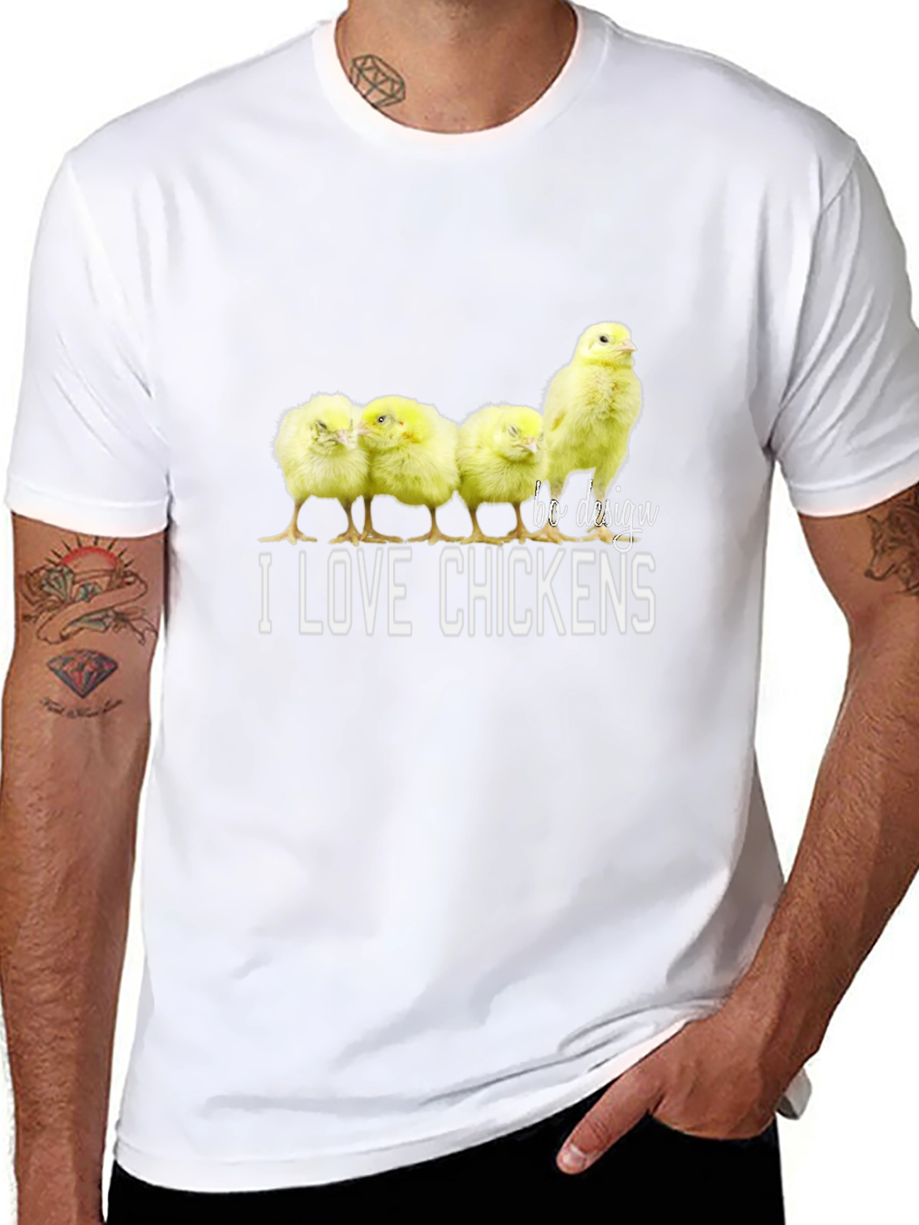 I Love Chickens Graphic T-Shirt