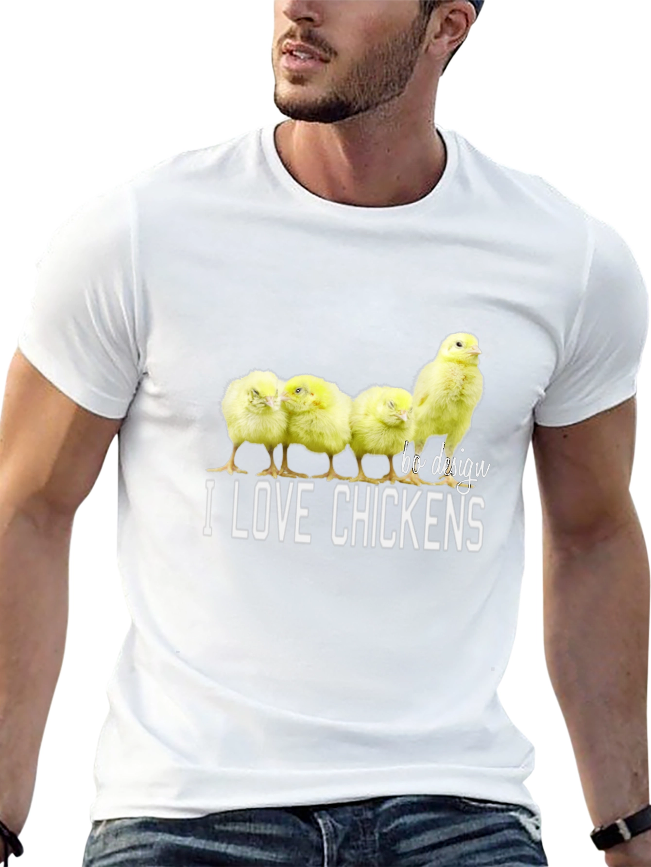 I Love Chickens Graphic T-Shirt