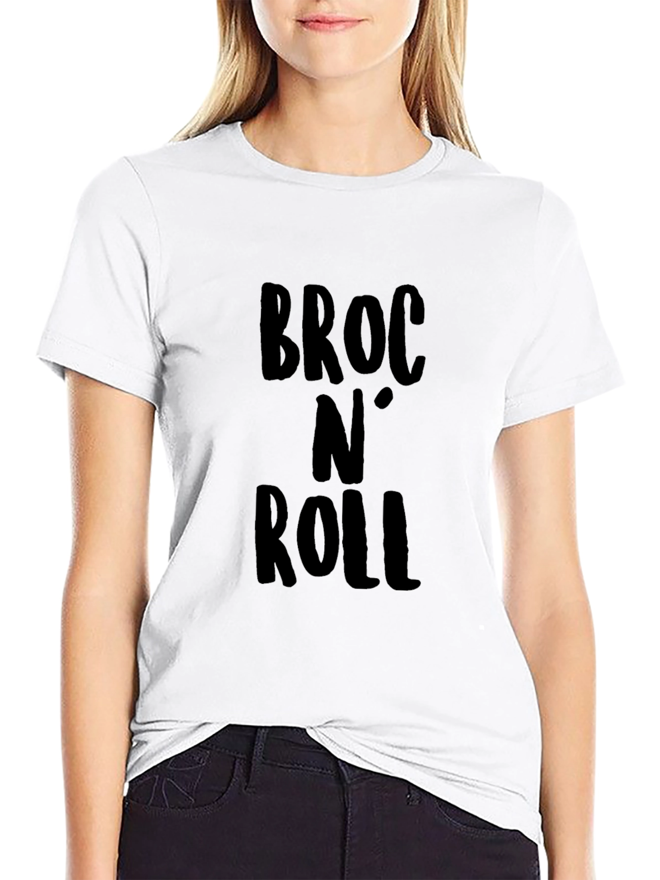 Broc N Roll Black Graphic T-Shirt